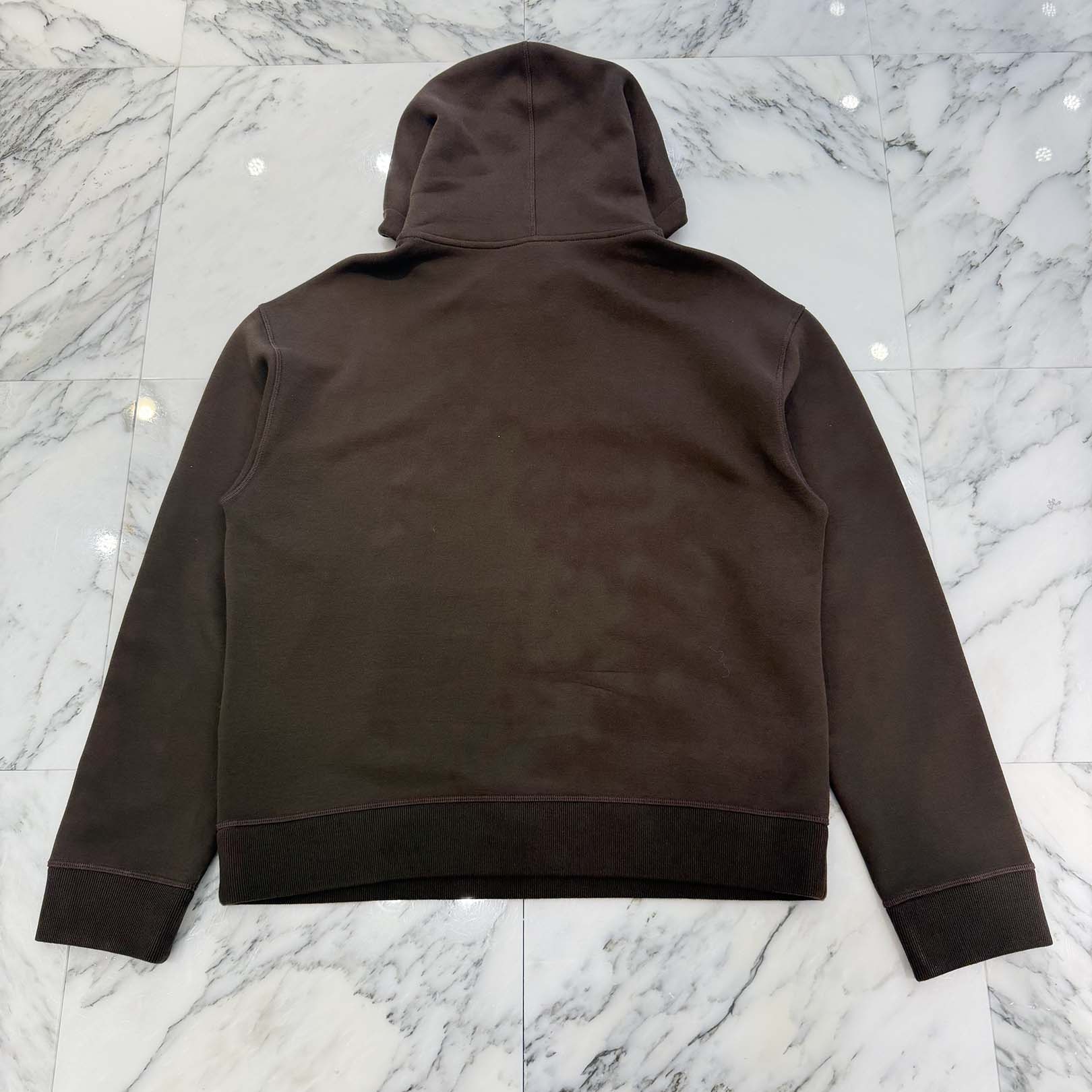 LOUIS VUITTON 2024AW Embellished Cotton Pullover Hoodie Size L ルイヴィトン エンベリッシュドコットンプルオーバーフーディ サイズL