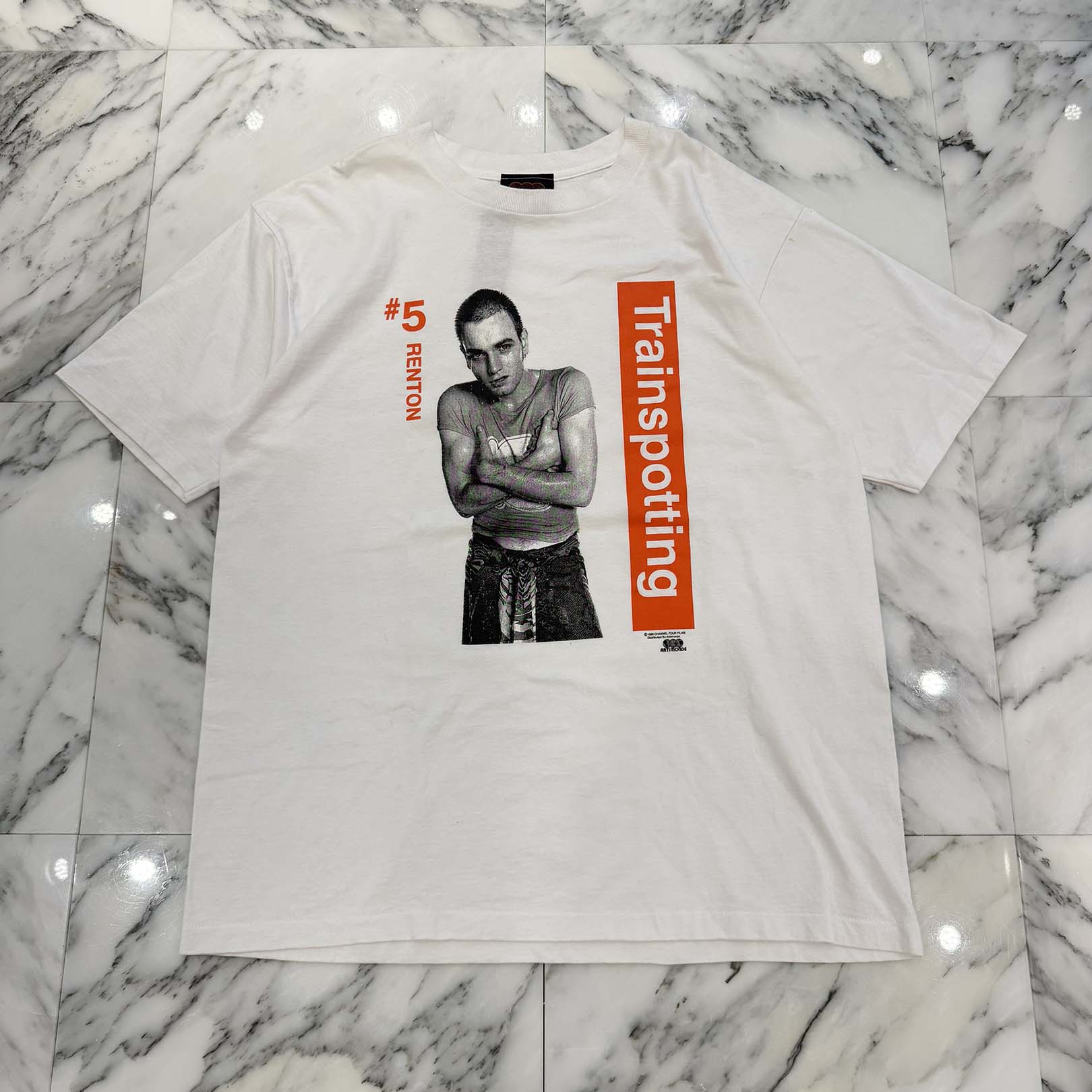 Vintage 90's "Trainspotting" Movie Artimonde S/S Tee Size XL 90's "トレインスポッティング" ムービー ARTIMONDE社製 Tシャツ サイズXL