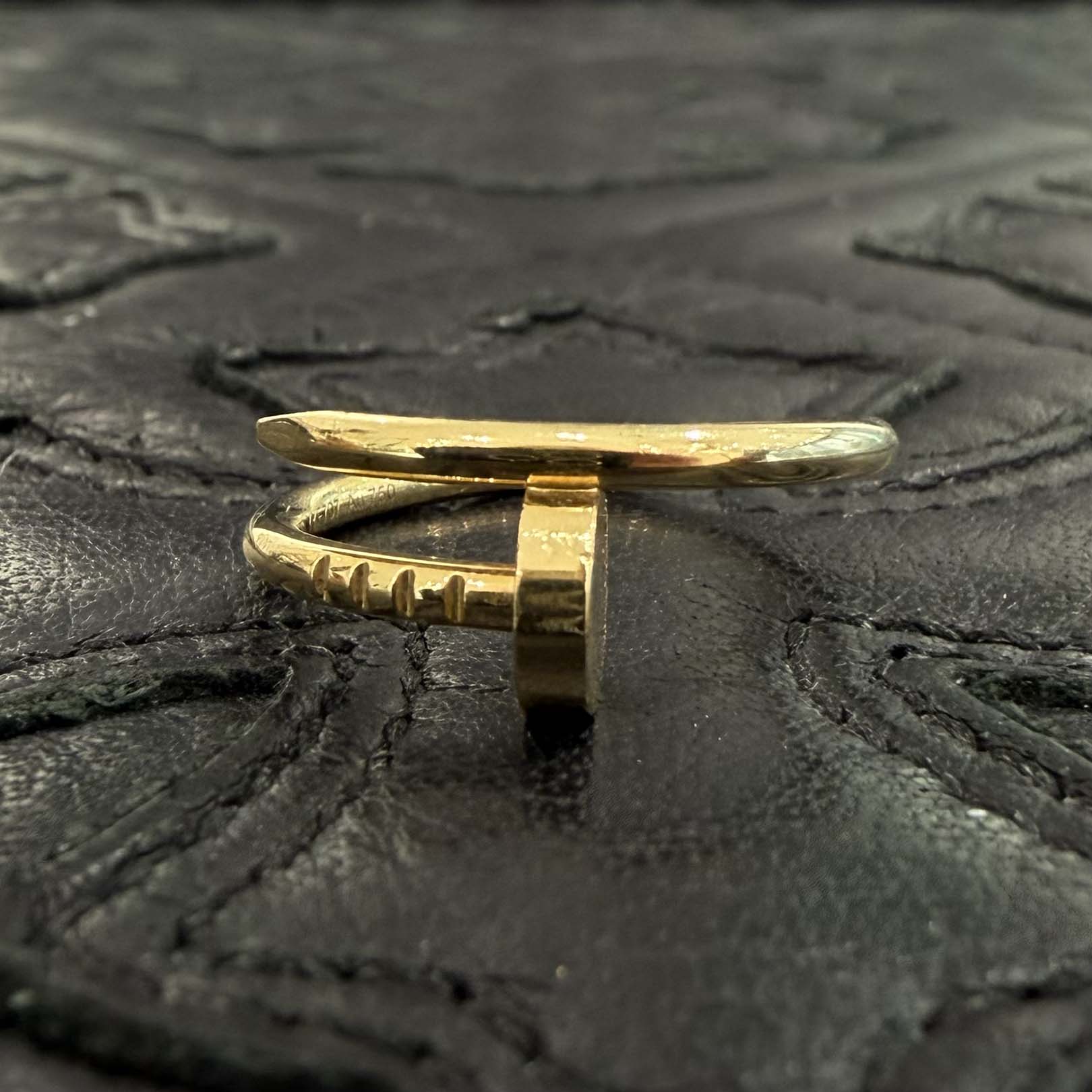 Cartier 18K YG Juste un Clou Ring " Small Model " B4225900 Size 50 カルティエ 18K イエローゴールド ジュスト アン クル リング "スモール モデル" サイズ50