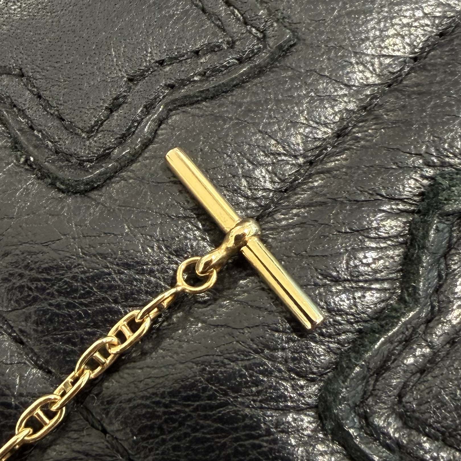 HERMES 18K YG Chaine d'Ancre New Farandole Bracelet Size SH エルメス 18K イエローゴールド シェーヌダンクル ニューファランドールブレスレット サイズSH