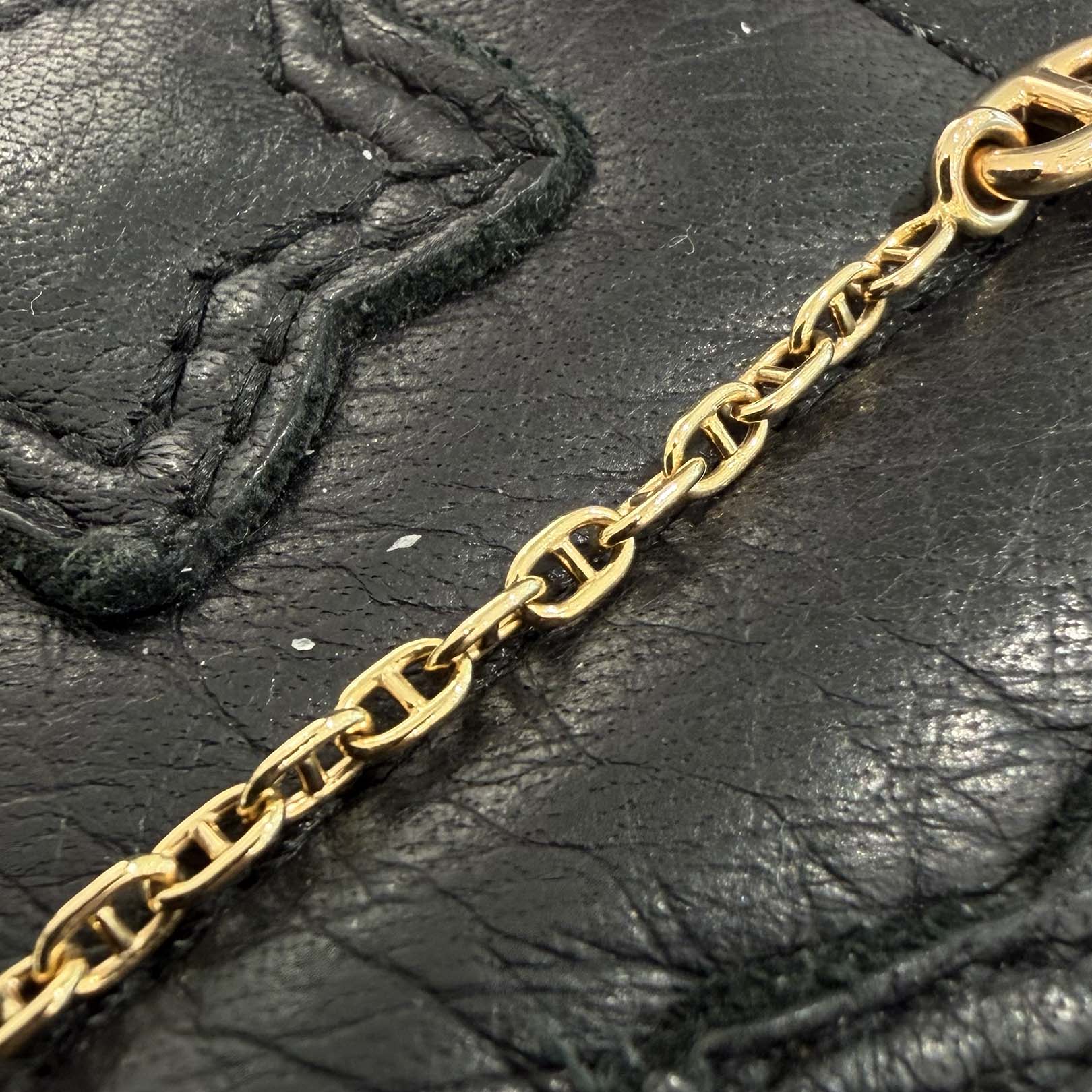 HERMES 18K YG Chaine d'Ancre New Farandole Bracelet Size SH エルメス 18K イエローゴールド シェーヌダンクル ニューファランドールブレスレット サイズSH