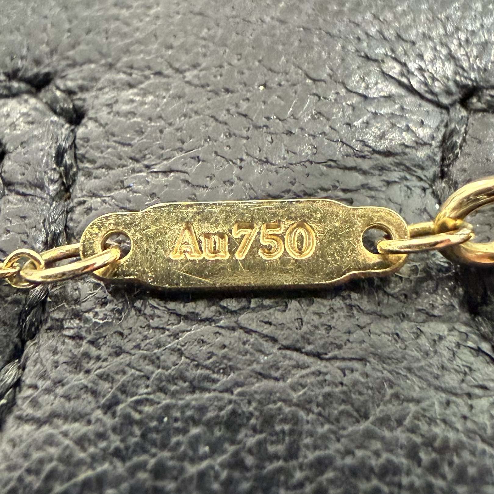 Tiffany Co. 18K YG T Smile Pendant 