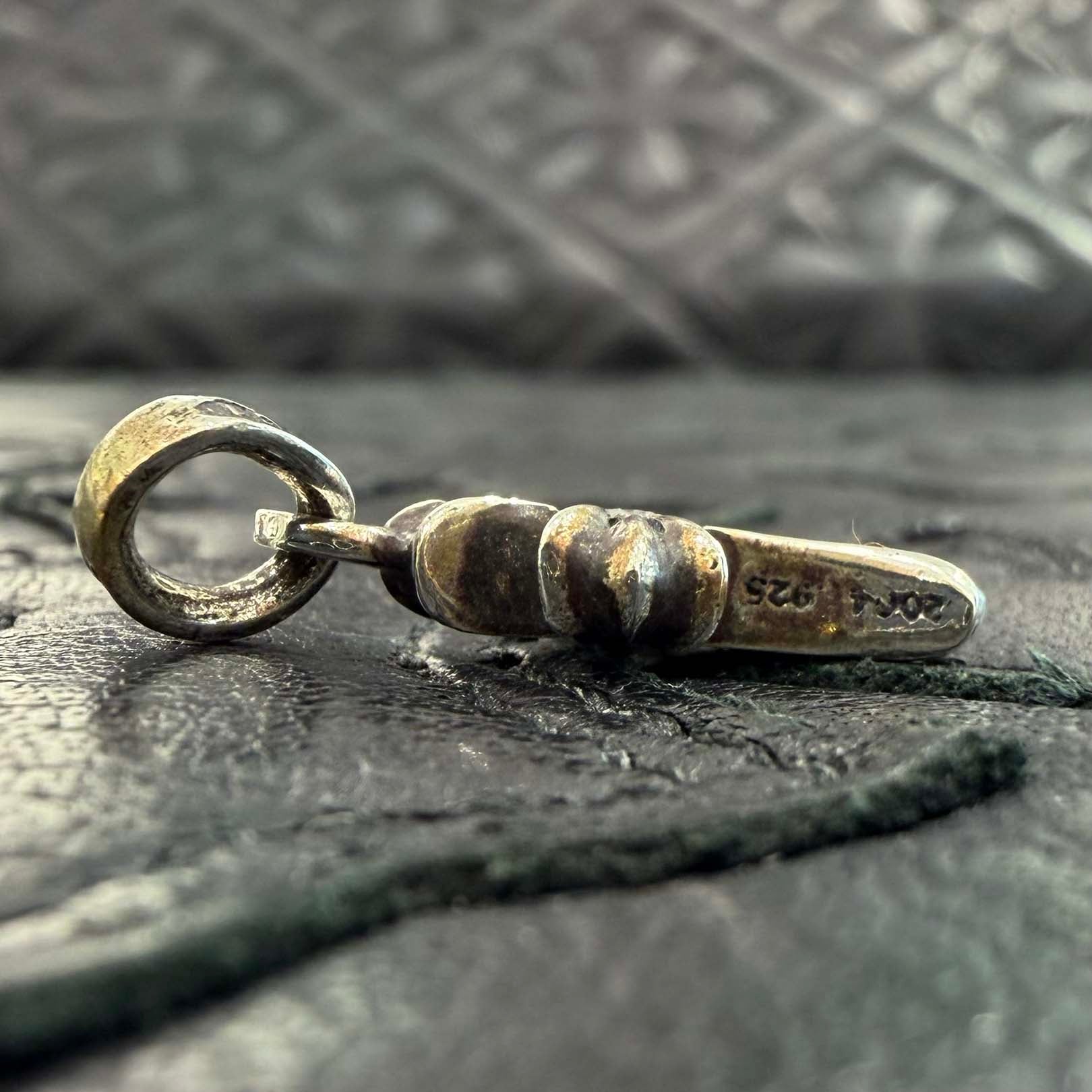 CHROME HEARTS Baby Fat Cross Pave Diamond Pendant Top クロムハーツ ベイビーファット クロス パヴェダイヤモンド ペンダントトップ