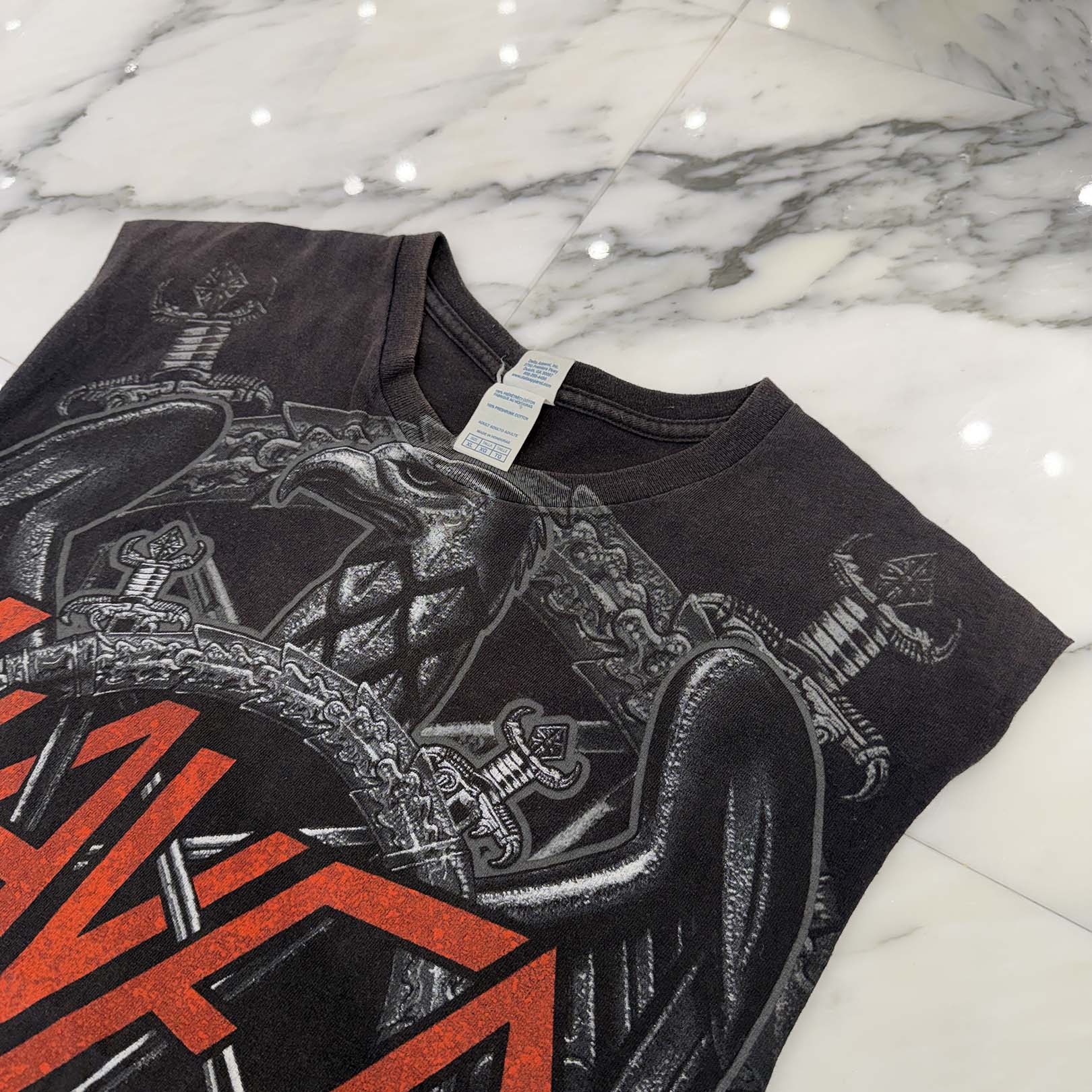 Vintage 00's SLAYER "World Painted Blood 2011 Tour" DELTA Sleeveless Tee Size XL ヴィンテージ 00's スレイヤー "ワールド ペイント ブラッド 2011 ツアー" デルタ社製 ノースリーブ Tシャツ サイズXL