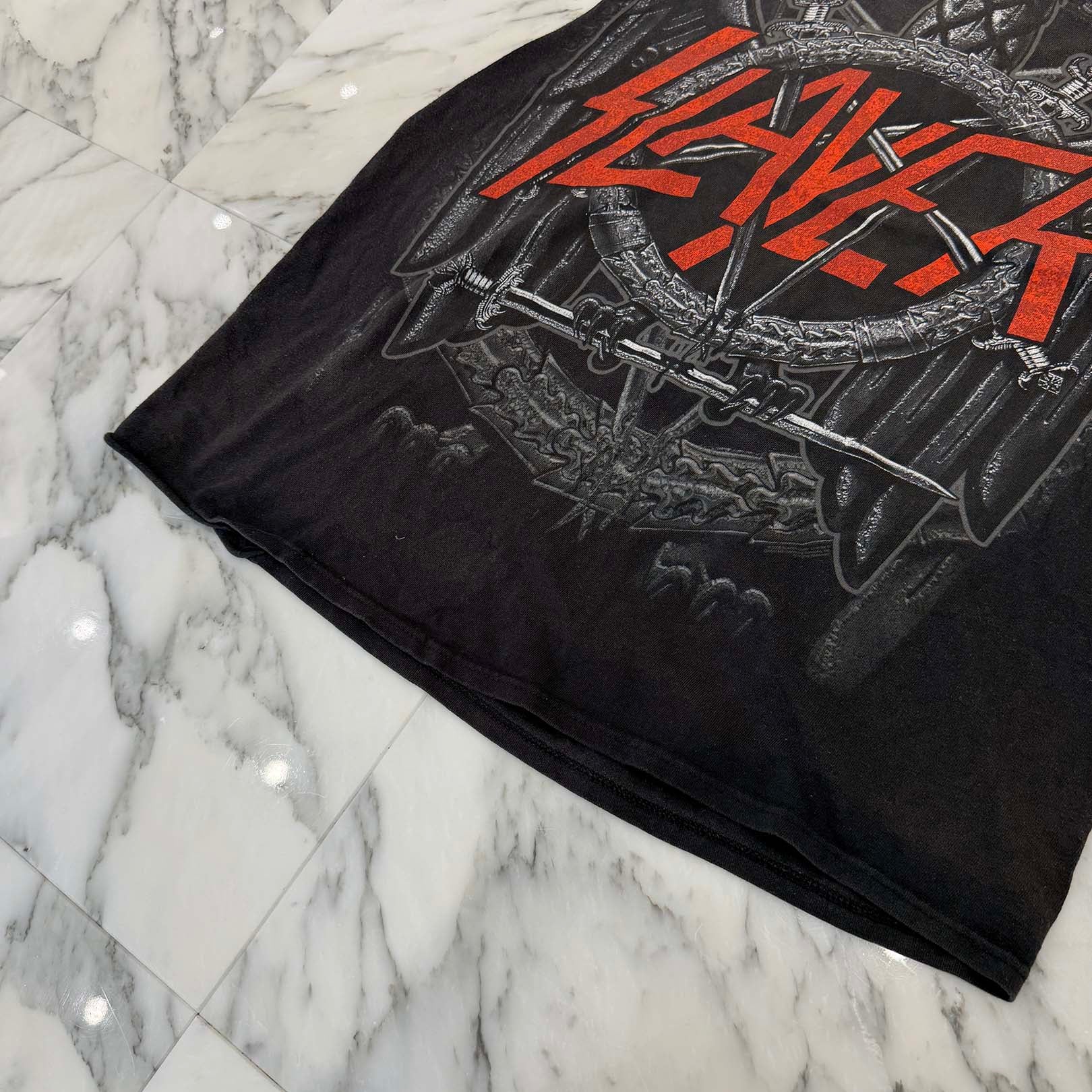 Vintage 00's SLAYER "World Painted Blood 2011 Tour" DELTA Sleeveless Tee Size XL ヴィンテージ 00's スレイヤー "ワールド ペイント ブラッド 2011 ツアー" デルタ社製 ノースリーブ Tシャツ サイズXL
