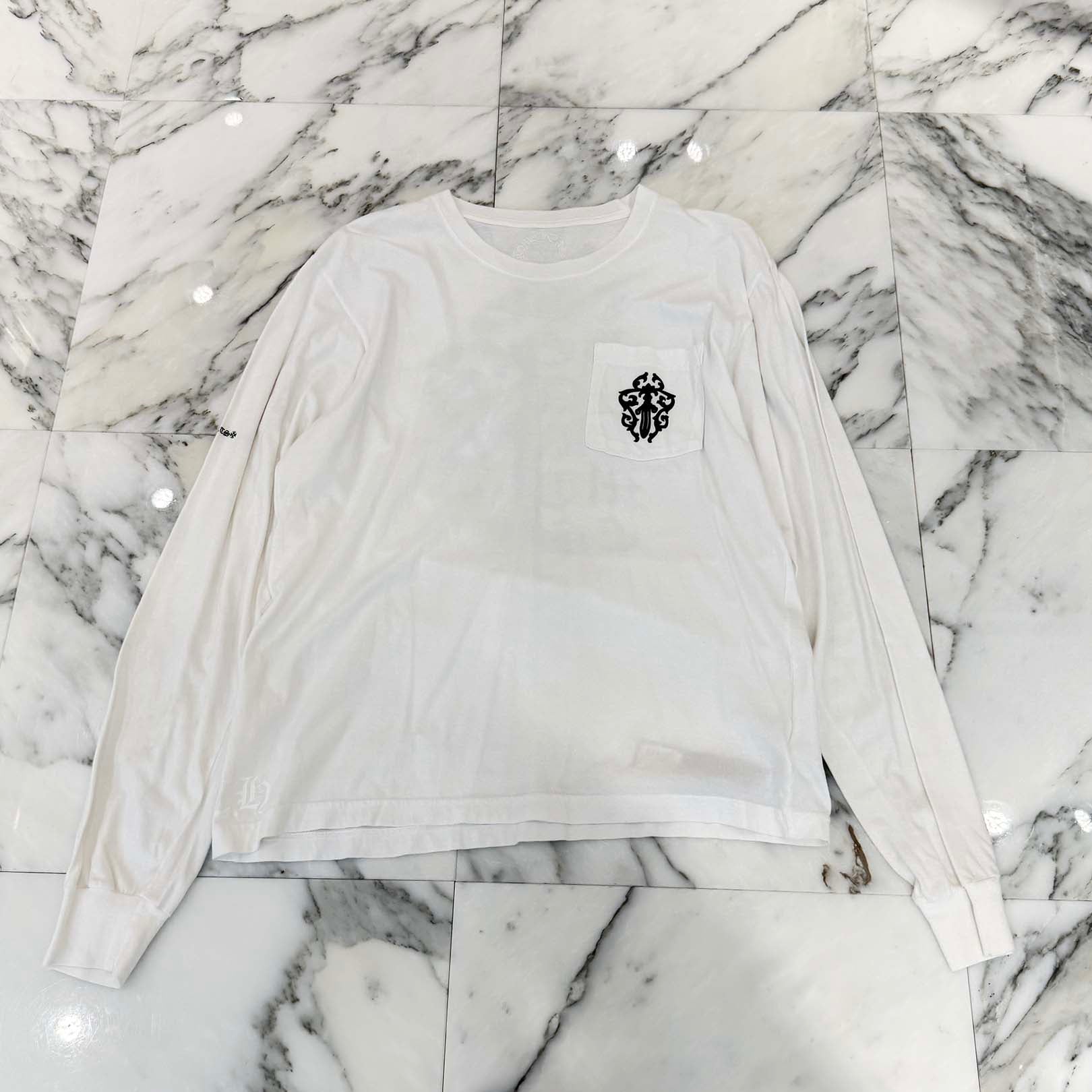 CHROME HEARTS Back Vine Dagger Print Long Sleeve Tee Size M クロムハーツ バックヴァインダガープリント ロングスリーブTシャツ サイズM