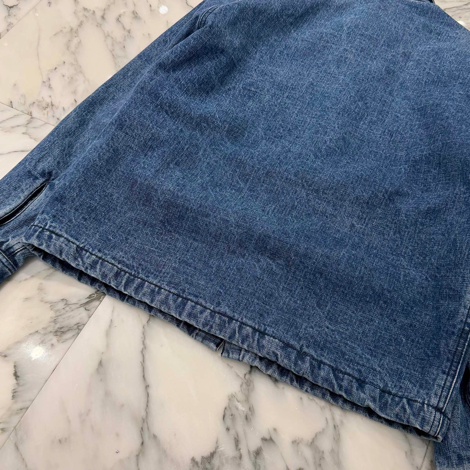 CHROME HEARTS Y NOT WORK DOG Denim Jacket Size S クロムハーツ ワイノット ワークドッグ デニムジャケット サイズS