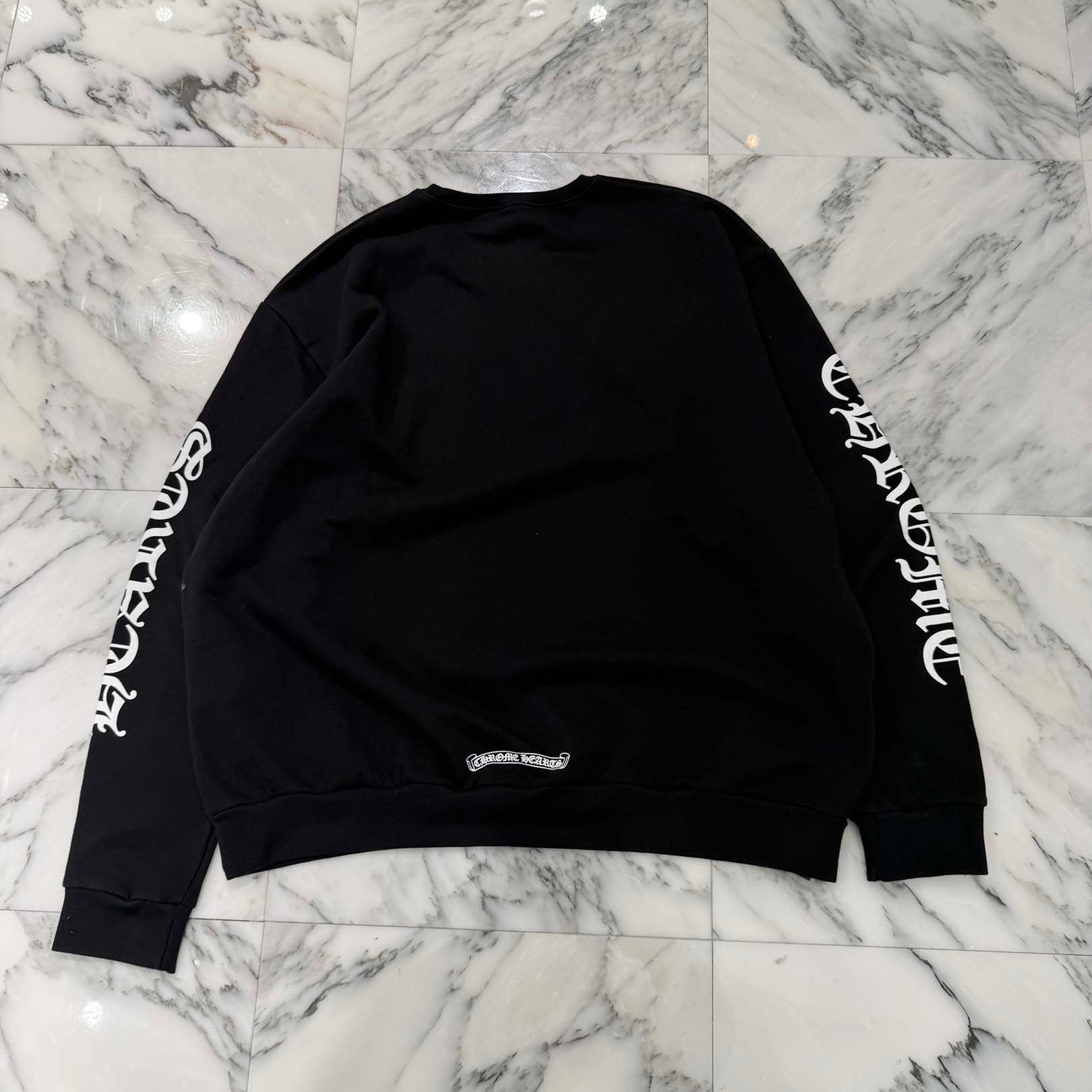 CHROME HEARTS Neck Logo Crewneck Sweatshirt Size L クロムハーツ ネックロゴクルーネックスウェットシャツ サイズL