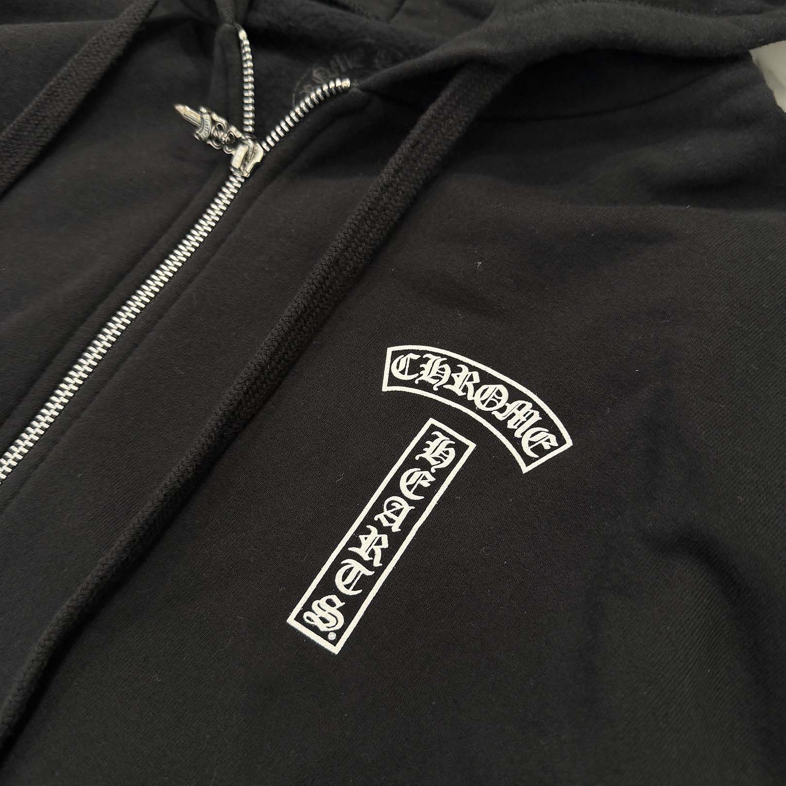 CHROME HEARTS T Bar Logo Back Arch USA Zip Up Hoodie Size M クロムハーツ Tバー ロゴ バックアーチ USA ジップアップ フーディ サイズM