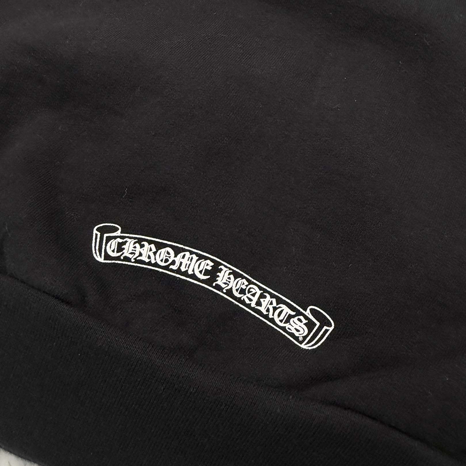 CHROME HEARTS T Bar Logo Back Arch USA Zip Up Hoodie Size M クロムハーツ Tバー ロゴ バックアーチ USA ジップアップ フーディ サイズM