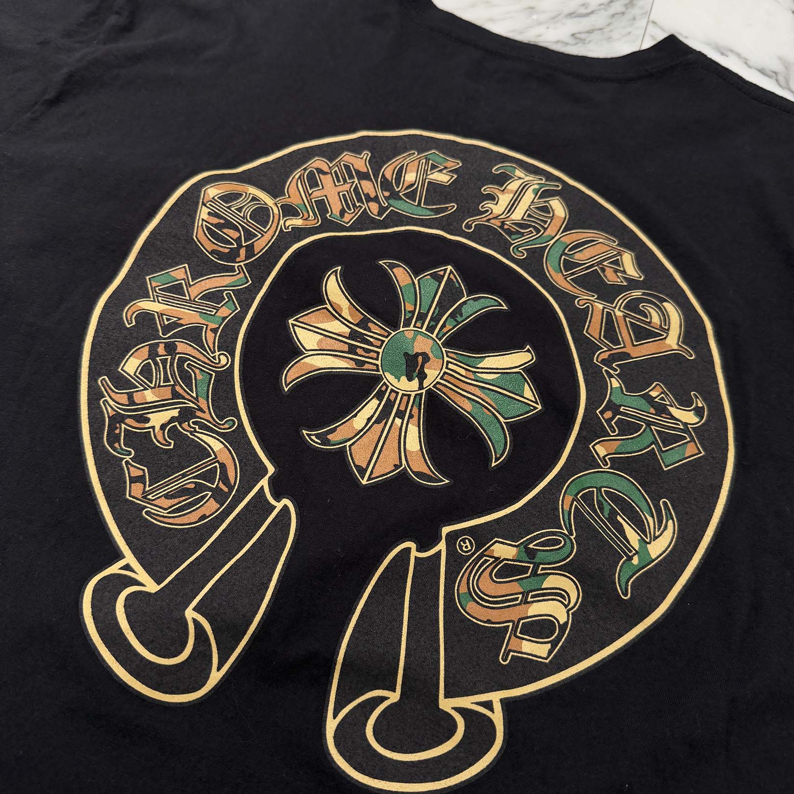 CHROME HEARTS Camo Horseshoe Tee Size XL クロムハーツ カモ ホースシュー ティーシャツ サイズXL