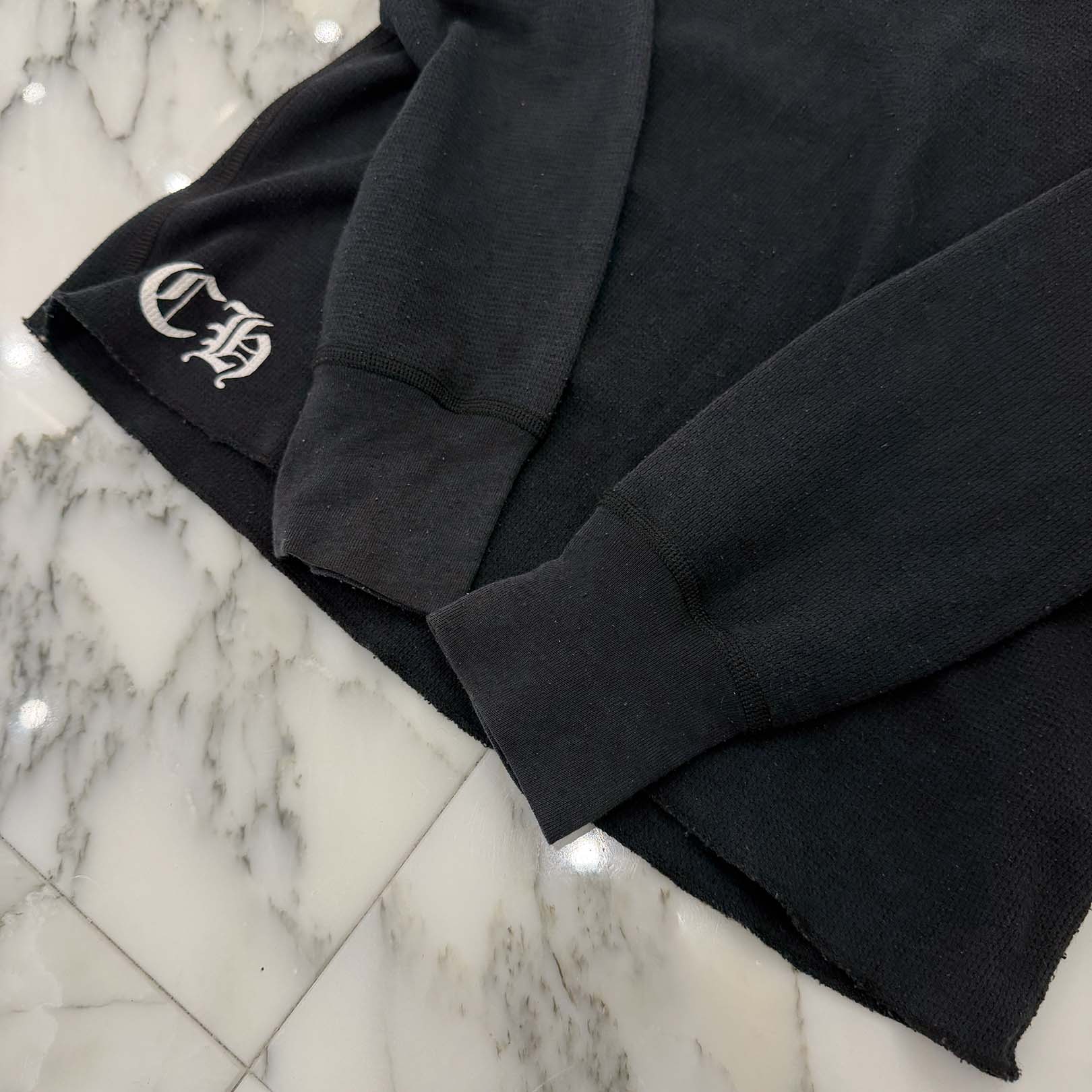 CHROME HEARTS OLD BS FLARE Print Thermal Long Sleeve Tee Size M クロムハーツ オールド BSフレア プリント サーマル ロングスリーグ Tシャツ サイズM