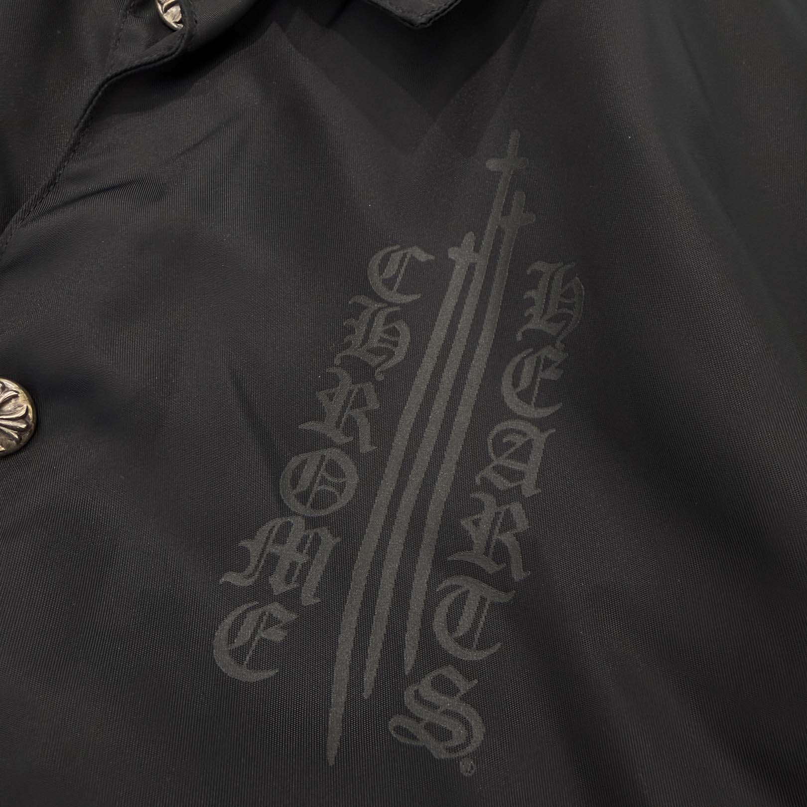 CHROME HEARTS Lucky Patch Made In Hollywood CH Plus Eye Chart Coach Jacket Size L クロムハーツ ラッキー パッチ メイドインハリウッド CHプラス アイチャート コーチジャケット サイズL