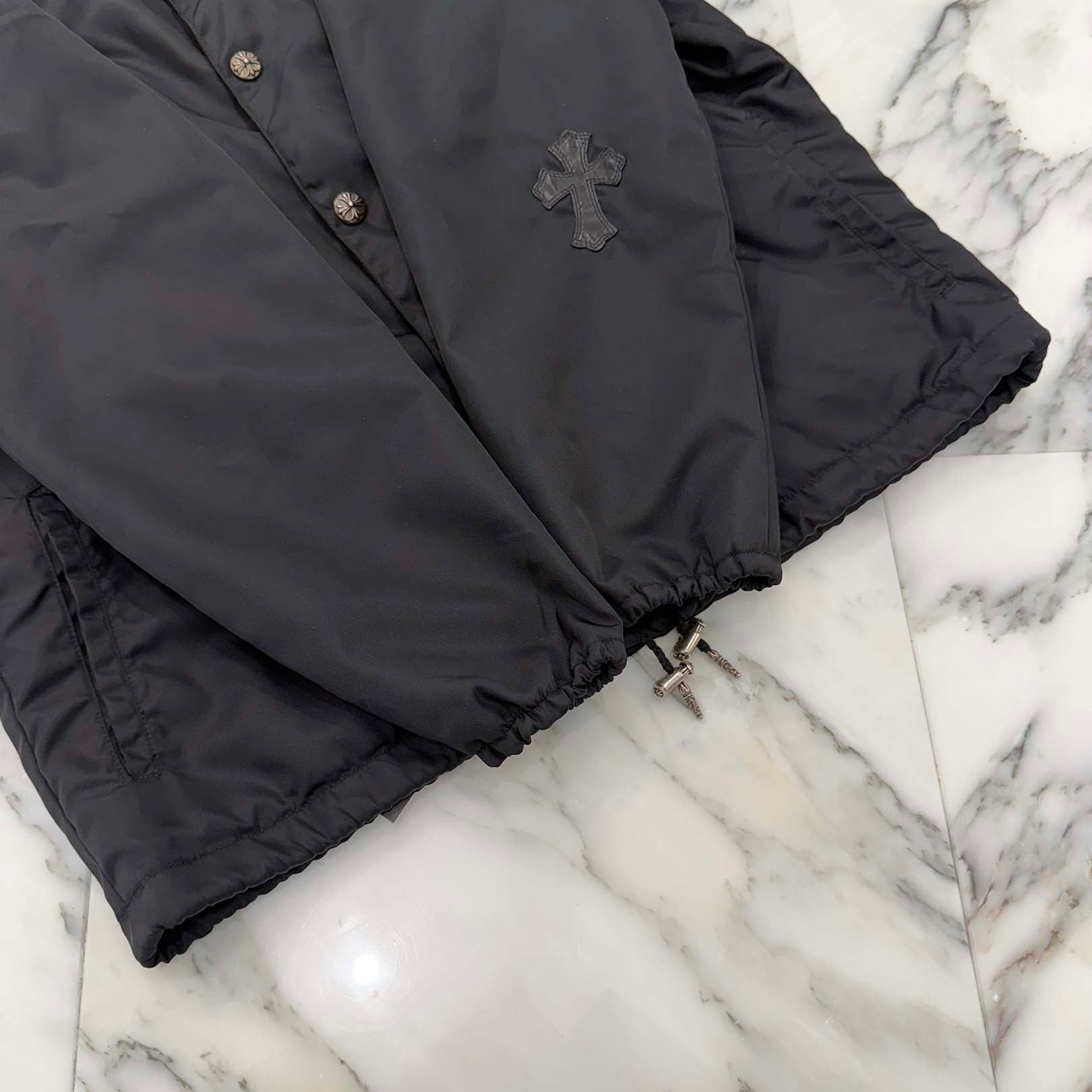 CHROME HEARTS Lucky Patch Made In Hollywood CH Plus Eye Chart Coach Jacket Size L クロムハーツ ラッキー パッチ メイドインハリウッド CHプラス アイチャート コーチジャケット サイズL