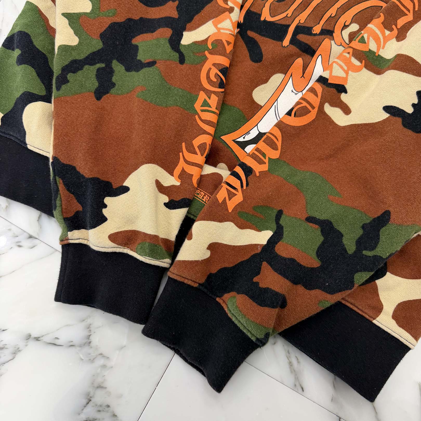 CHROME HEARTS × MATTY BOY 2022SS PPO CAUTION SWTSHRT Size XL クロムハーツ × マッティボーイ コーションスウェットシャツ サイズXL