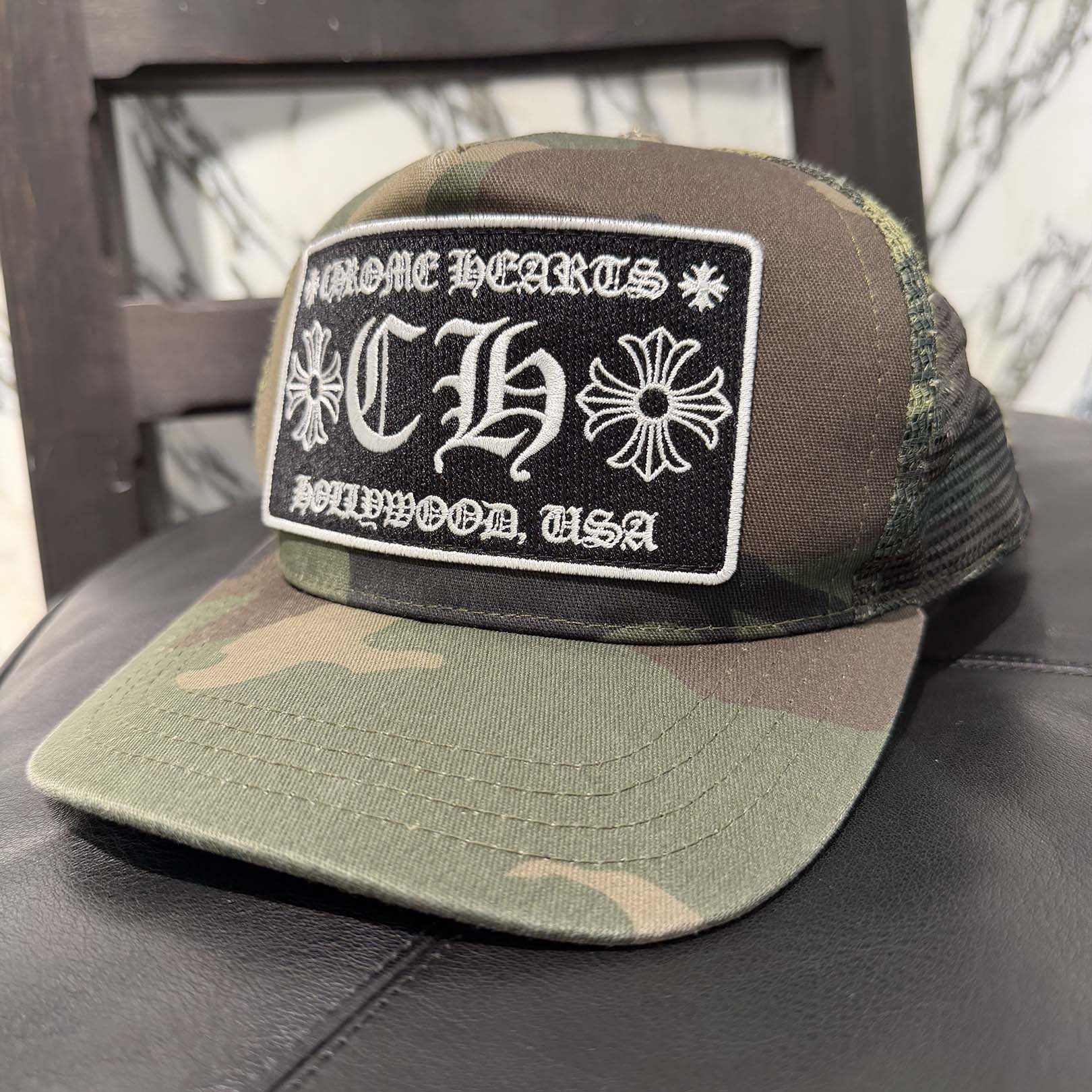CHROME HEARTS Hollywood Limited Camo Mesh Trucker Cap Size ONE SIZE (53-60) クロムハーツ ハリウッド限定 カモメッシュ トラッカーキャップ サイズONE SIZE (53-60)