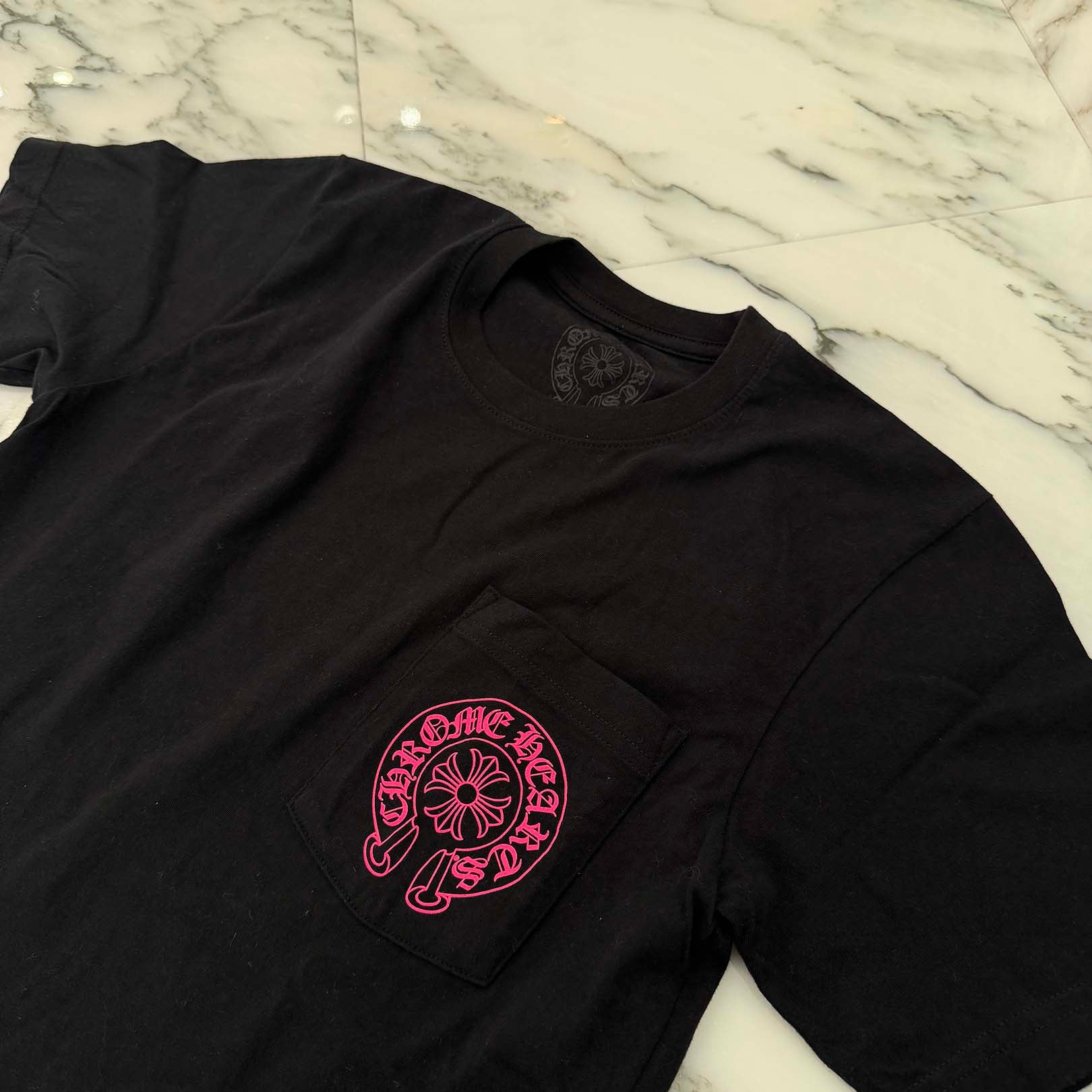 CHROME HEARTS 2025AW Pink Horseshoe Tee Size S クロムハーツ ピンク ホースシュー Tシャツ サイズS