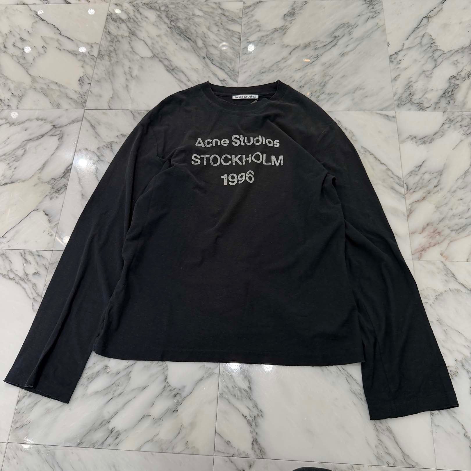 Acne Studios 2024SS STOCKHOLM 1996 Relaxed Fit Long Sleeve Tee FN-UX-TSHI000016 Size M アクネストゥディオズ STOCKHOLM 1996 リラックスフィット ロングスリーブTシャツ サイズM