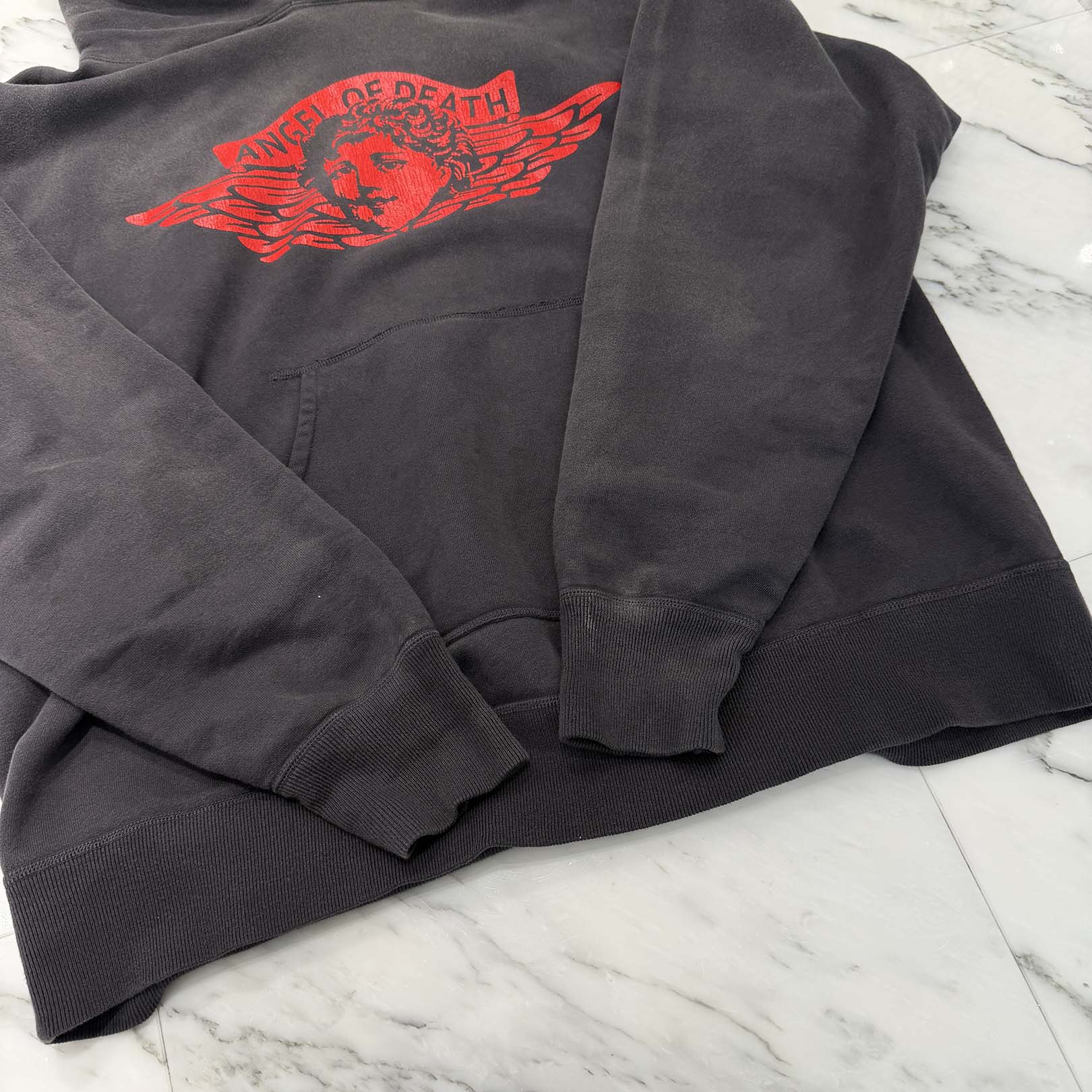 SAINT Mxxxxxx 2024SS ANGEL Pullover Hoodie SM-YS8-0000-034 Size XL セントマイケル エンジェル プルオーバーフーディ サイズXL