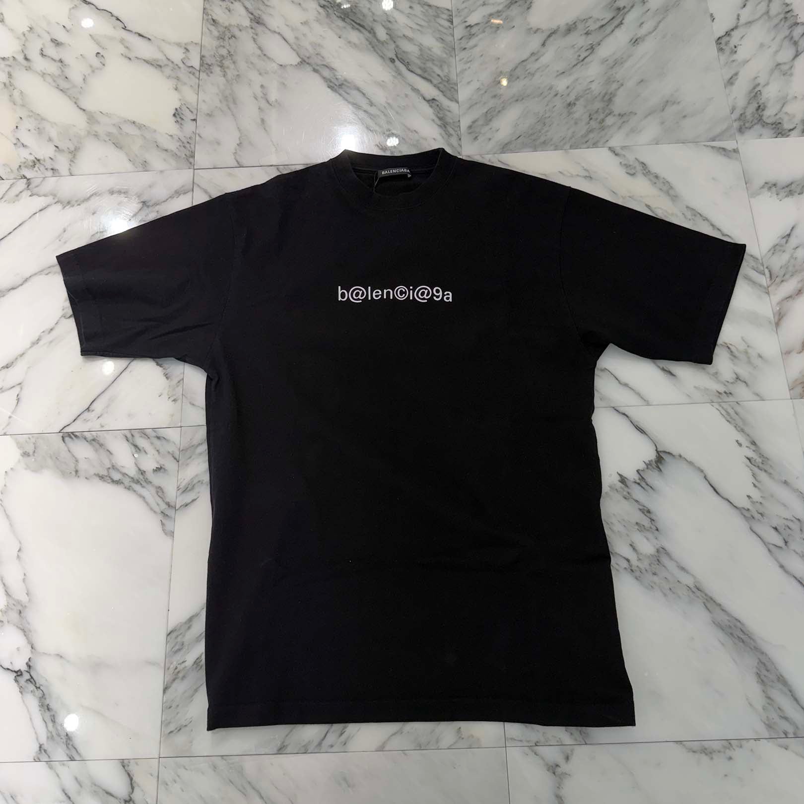 BALENCIAGA 2019SS Symbolic Logo Print Tee 620969 TIV50 Size XS バレンシアガ  シンボリック ロゴプリント Tシャツ サイズXS