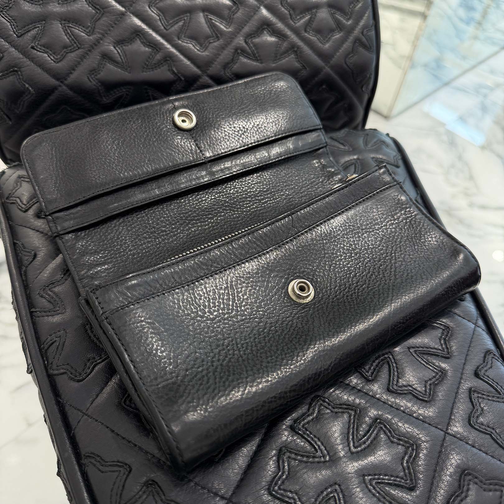 CHROME HEARTS Judy Cross Ball Wallet クロムハーツ ジュディ クロスボール ウォレット