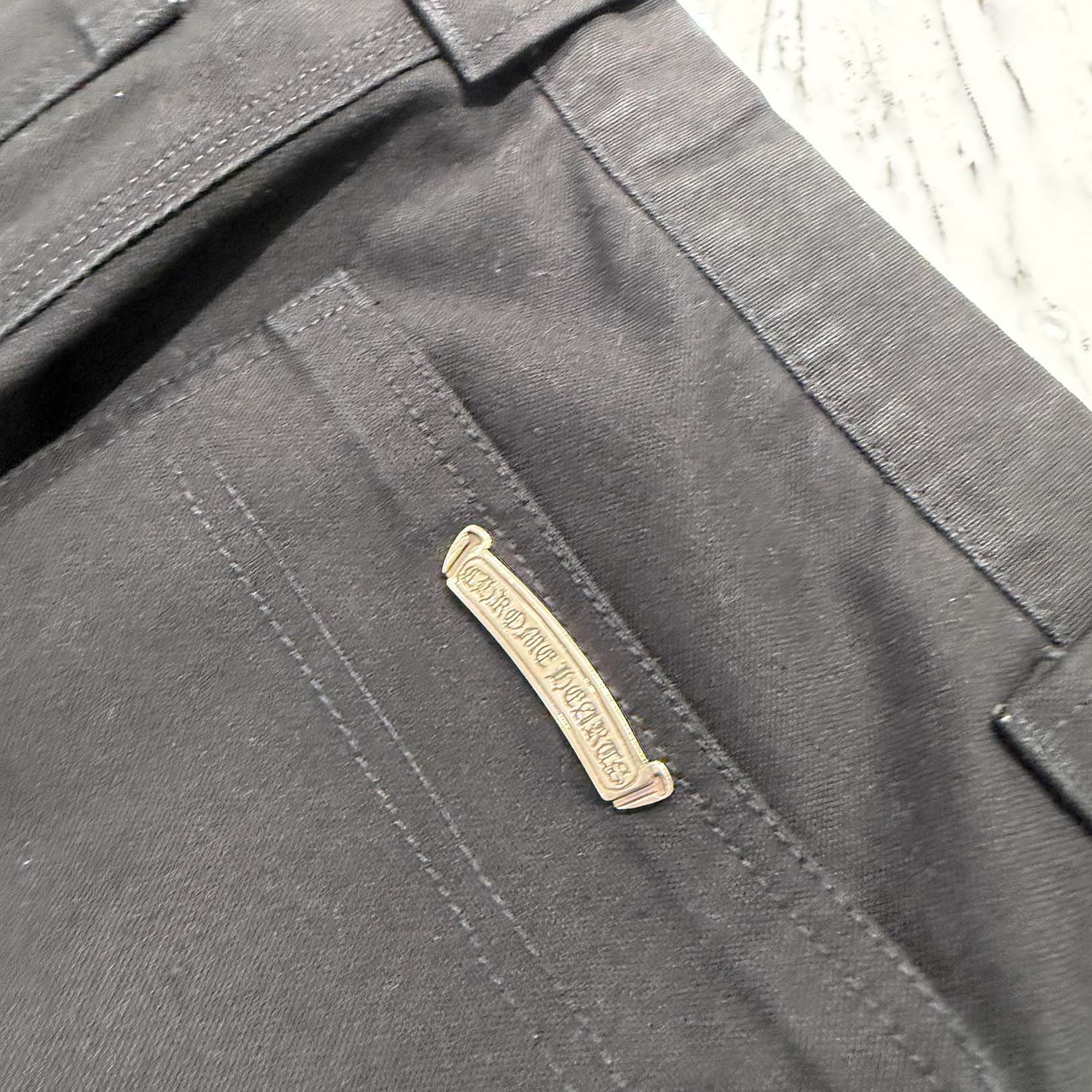 CHROME HEARTS Carpenter Cross Ball Button Denim Pants Size 32 クロムハーツ カーペンター クロスボールボタン デニムパンツ サイズ32