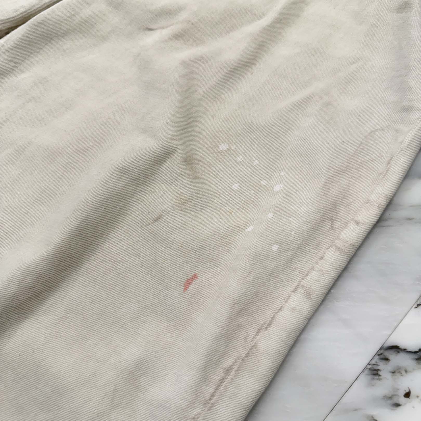 BALENCIAGA 2022SS Vintage Paint Processing Large Baggy Denim Pants 719341 TNW03 Size S バレンシアガ ヴィンテージペイント加工 ラージバギー デニムパンツ サイズS