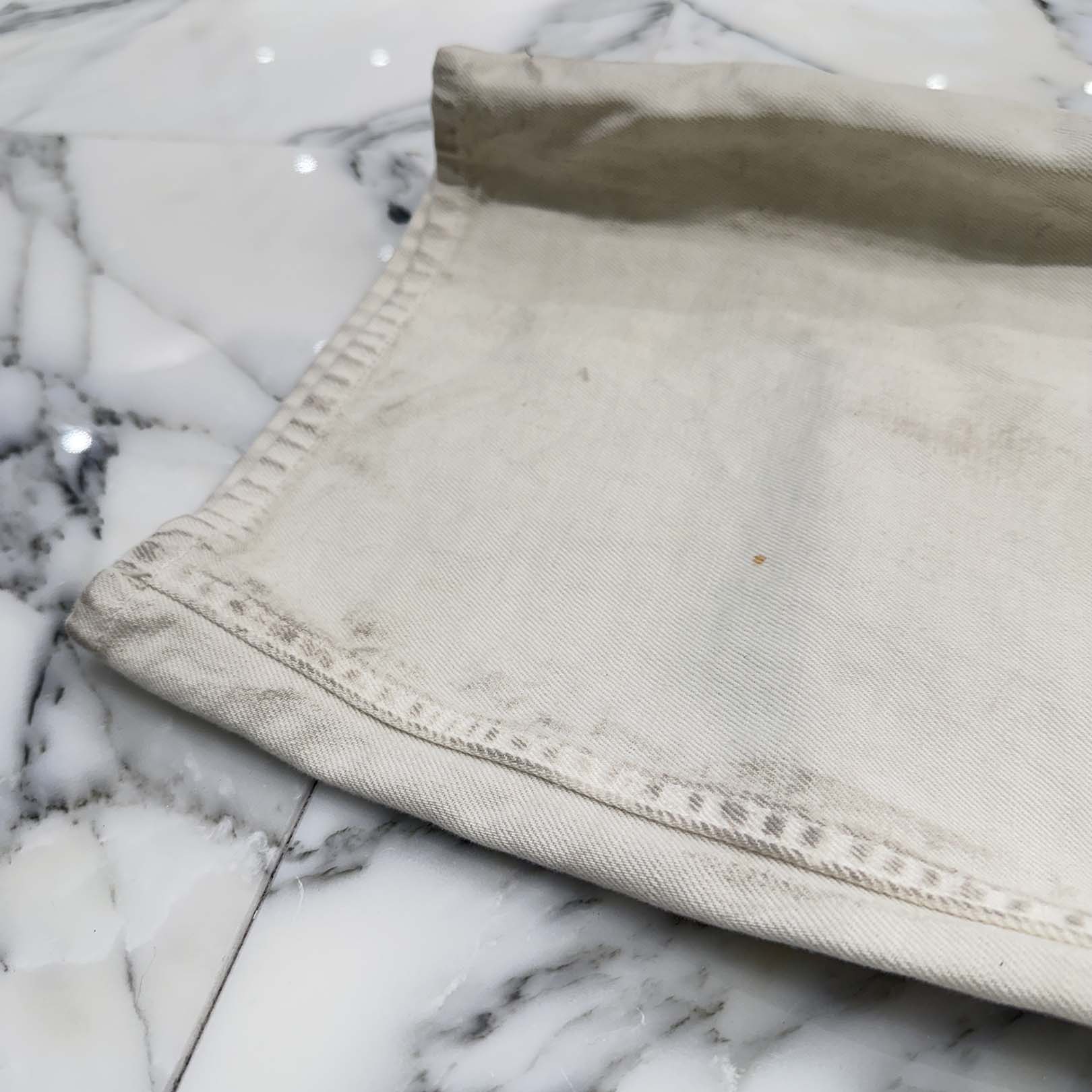 BALENCIAGA 2022SS Vintage Paint Processing Large Baggy Denim Pants 719341 TNW03 Size S バレンシアガ ヴィンテージペイント加工 ラージバギー デニムパンツ サイズS