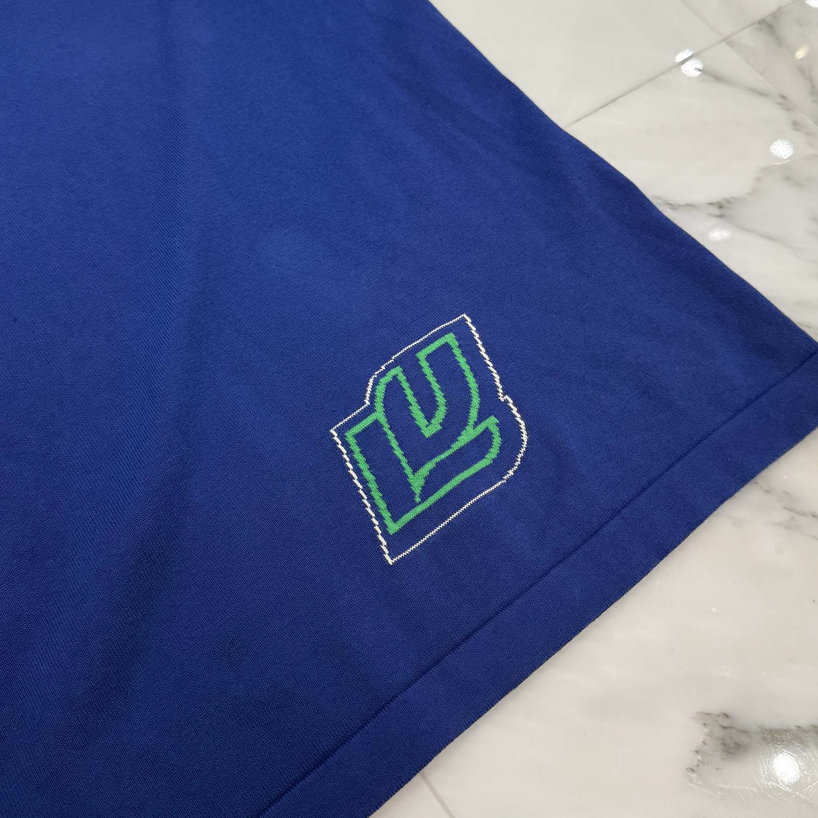 LOUIS VUITTON 2023AW Motor Race Cotton Intarsia Crew Neck Tee 1ABXYO Size 5L ルイヴィトン モーターレース コットン インタルシアクルーネック Tシャツ サイズ5L