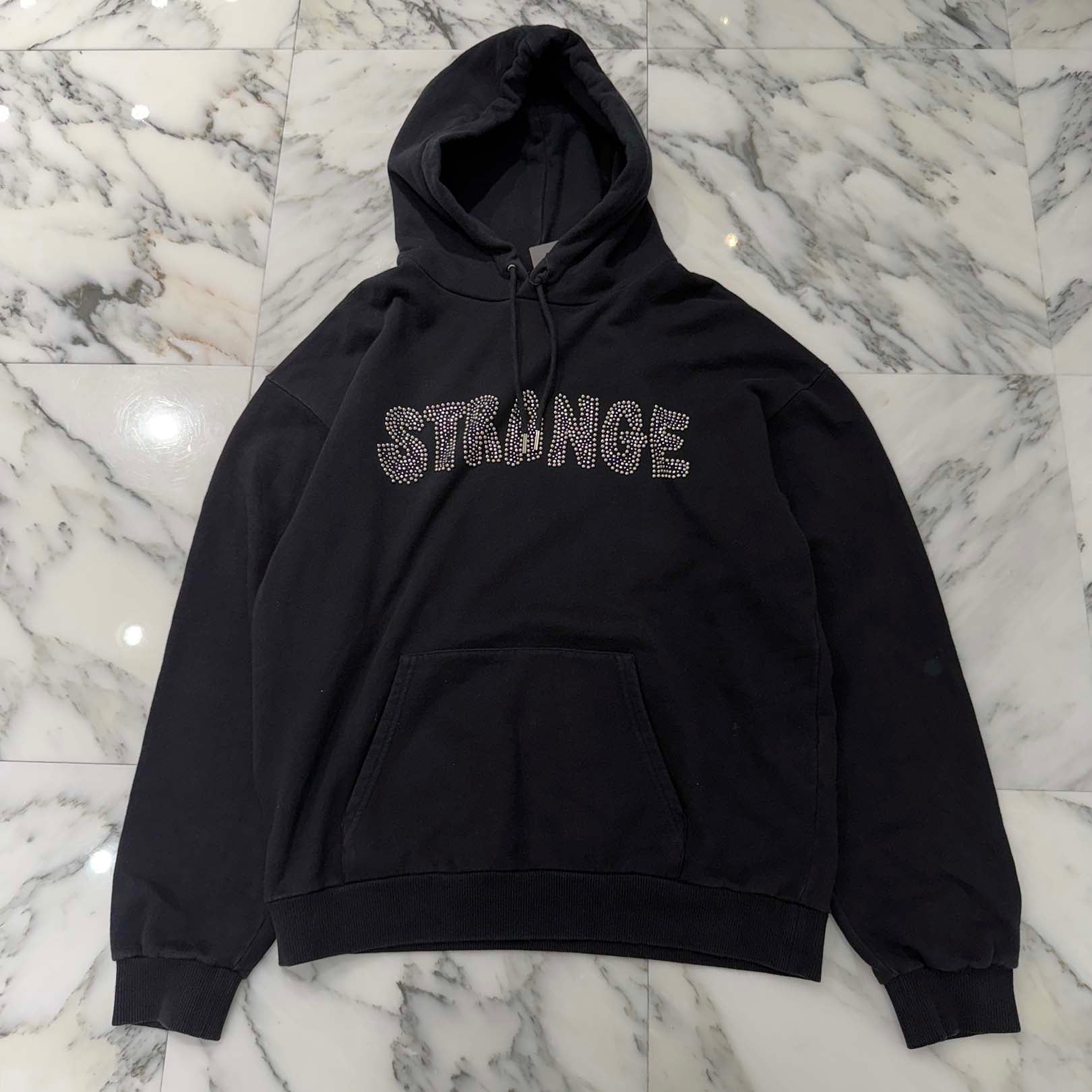 CELINE 2021AW STRANGE Studded Pullover Hoodie 2Y489052H セリーヌ STRANGE スタッズ プルオーバー フーディ