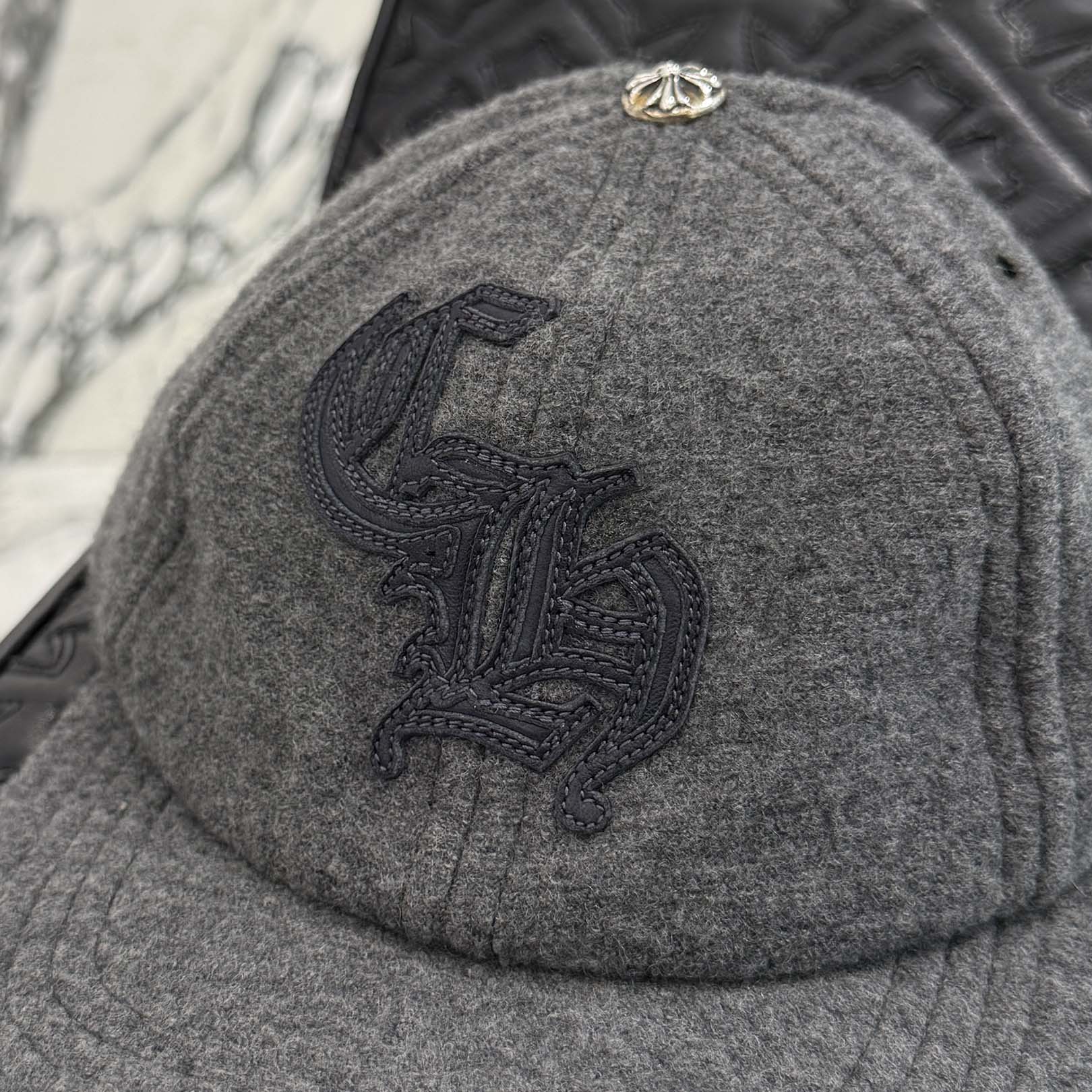 CHROME HEARTS CH Patch Wool Trucker Cap Size ONE SIZE（53-60）クロムハーツ CHパッチ ウール トラッカーキャップ サイズONE SIZE（53-60）