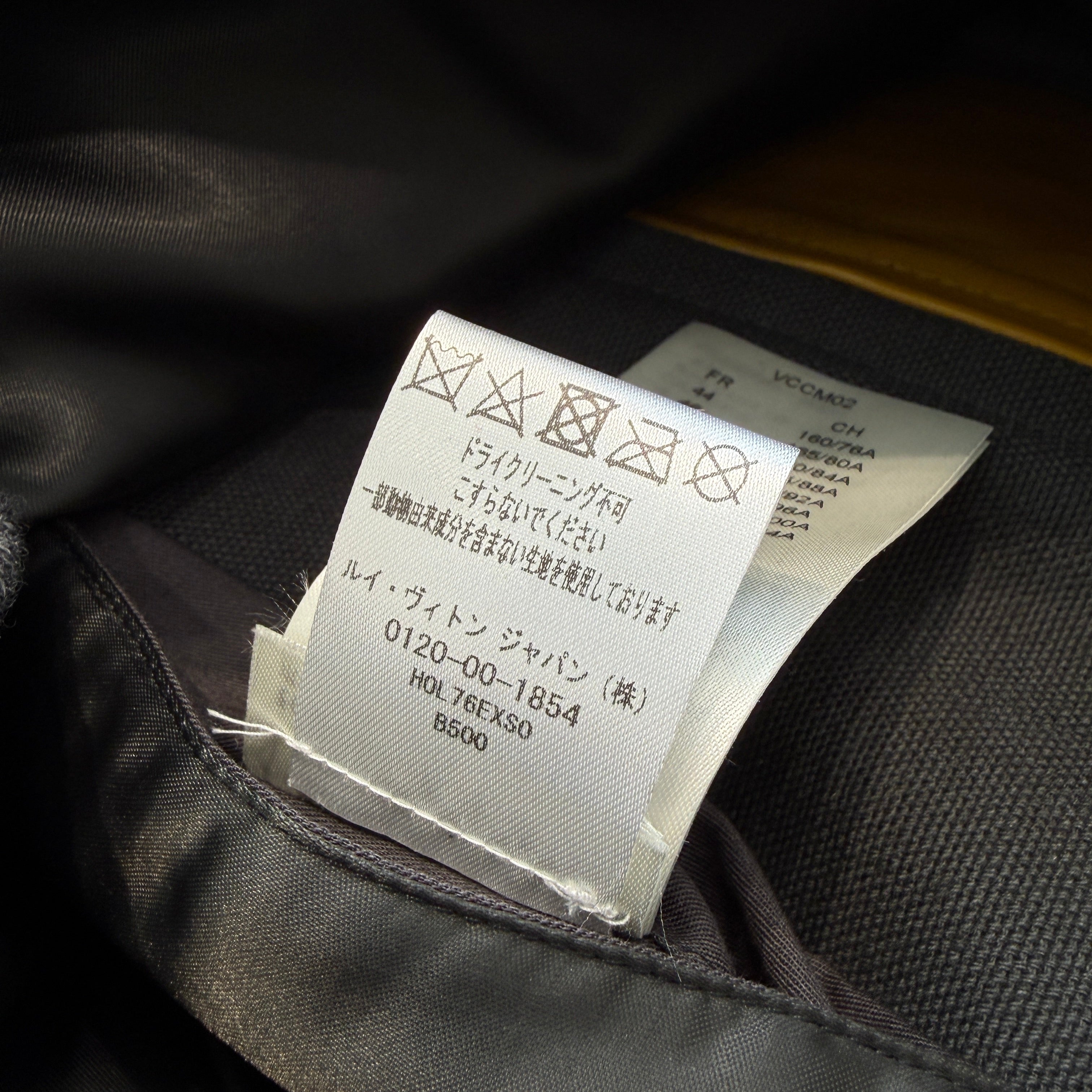 LOUIS VUITTON 2023SS Mixed Canvas Leather Bomber Jacket 1AB98D Size 44 ルイヴィトン ミックスキャンバスレザーボンバージャケット サイズ44