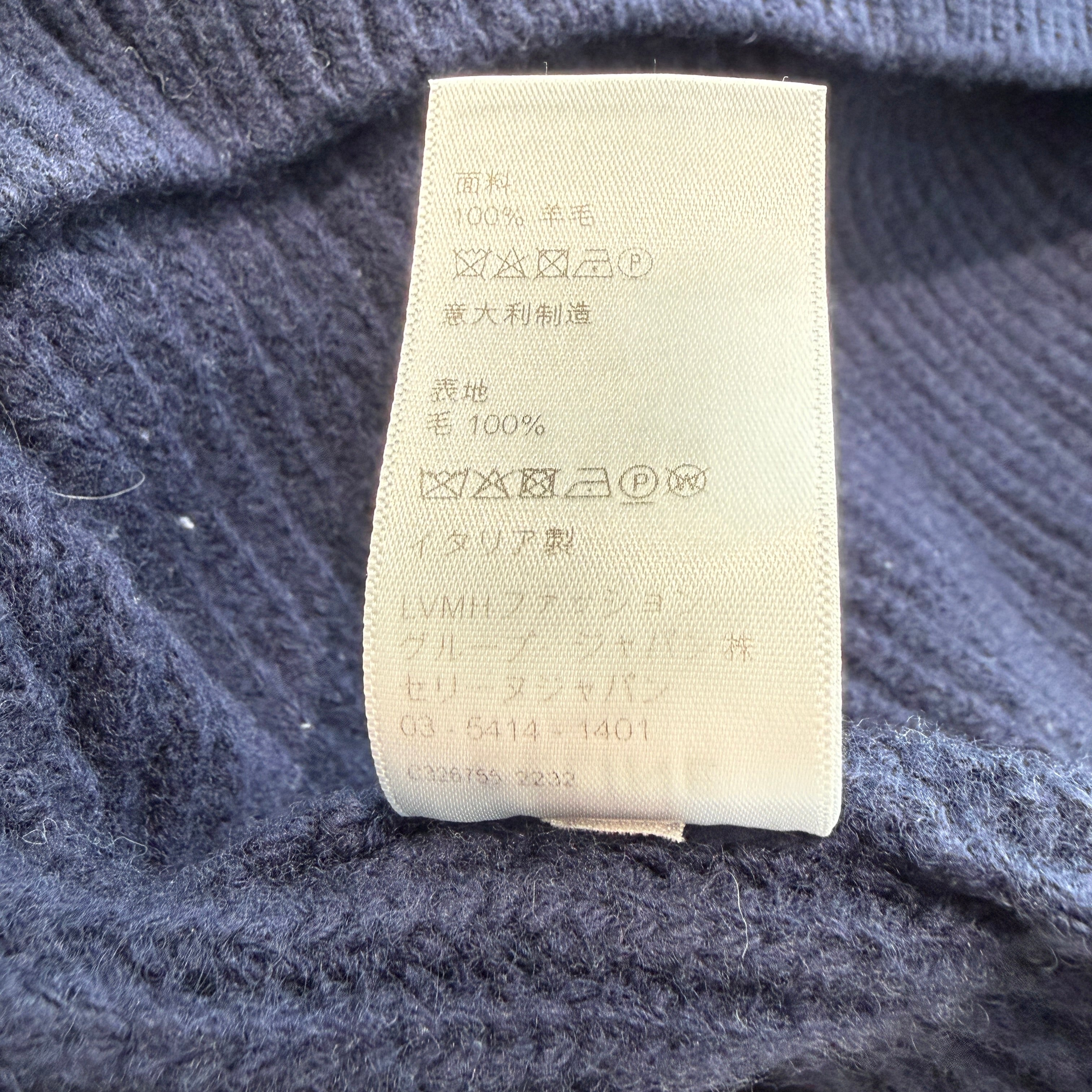 CELINE 2021AW Logo Patch Pullover knit Hoodie 2A85W423P Size XS セリーヌ ロゴパッチ プルオーバー ニットフーディ サイズXS