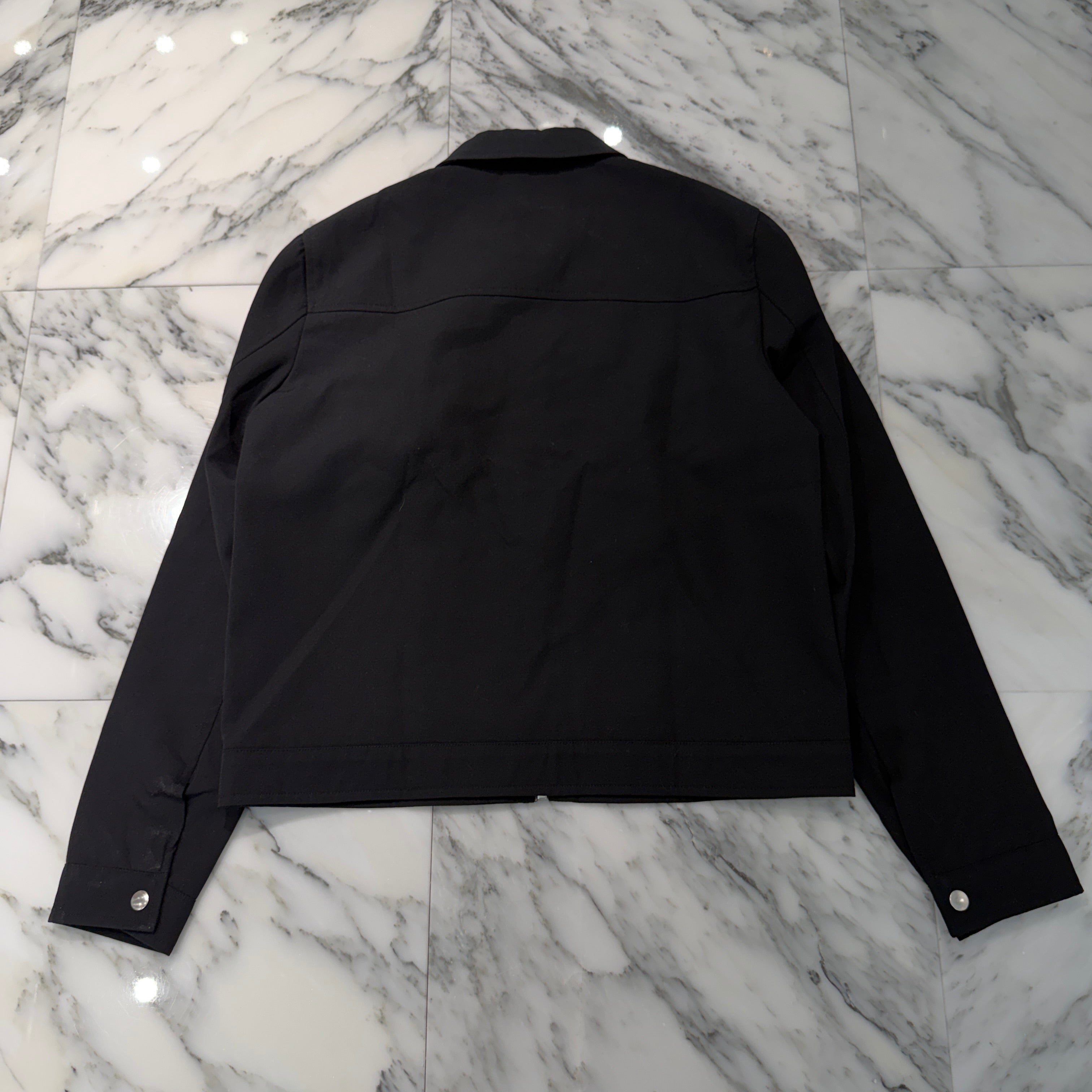 CELINE 2025AW Triomphe Wool Twill Zip Up Jacket RV01E973C.38NO Size 46 セリーヌ トリオンフ ウールツイル ジップアップ ジャケット サイズ46