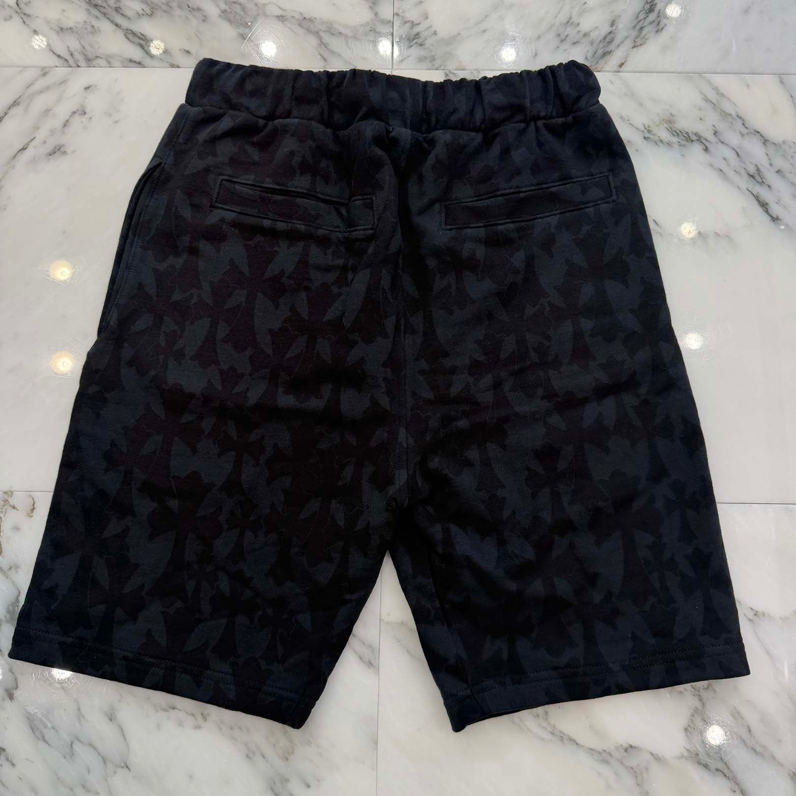 CHROME HEARTS 2024SS Graveyard Cemetery Cross Half Pants Size S クロムハーツ グレイブヤード セメタリークロス ハーフパンツ サイズS