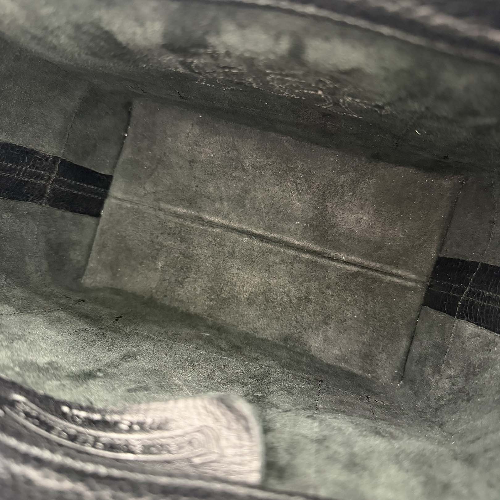 CHROME HEARTS 3 Cemetery Cross Leather Patch Tote Mini Bag クロムハーツ 3セメタリークロス レザーパッチ トート ミニ バッグ