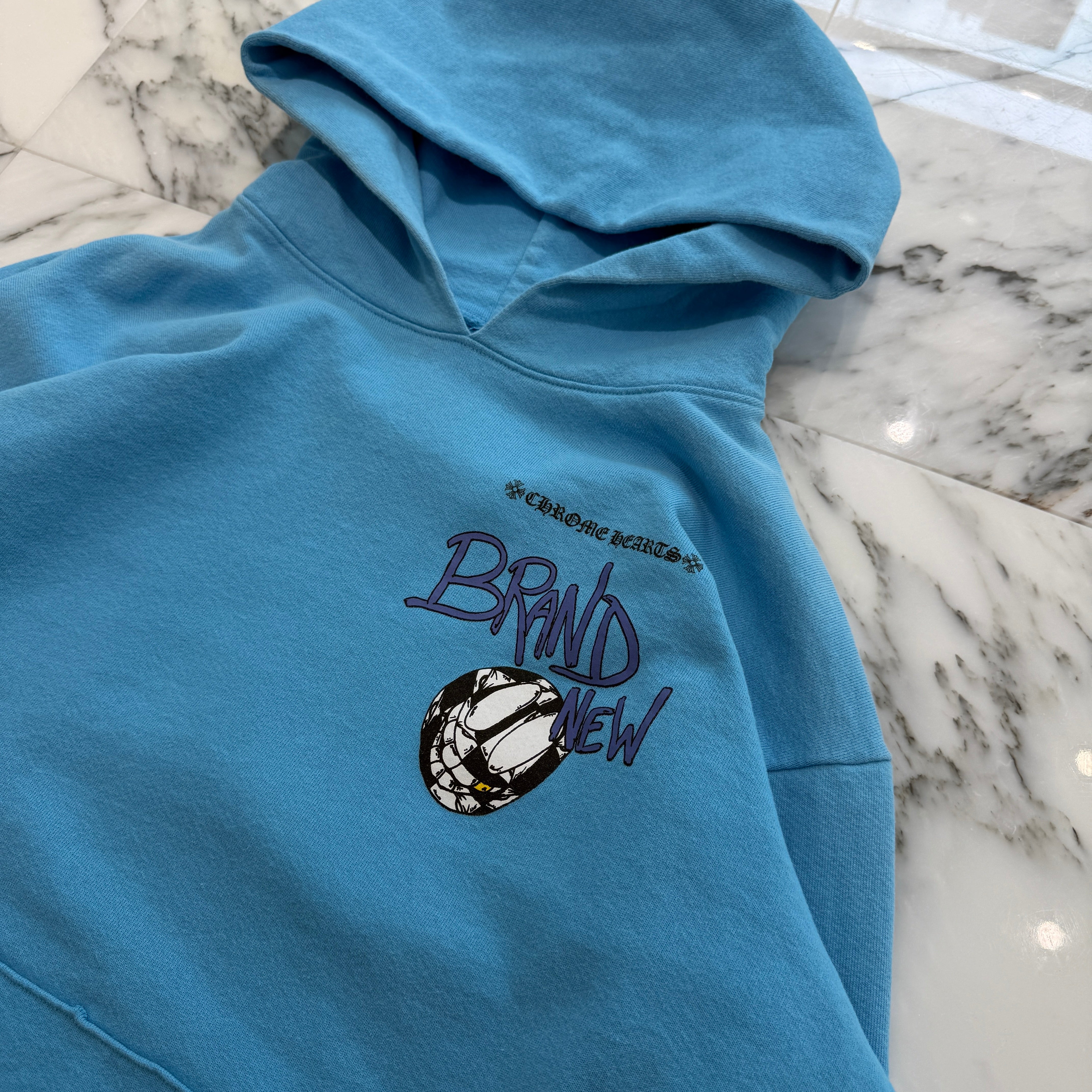 CHROME HEARTS × MATTY BOY 2024SS BRAIN NEW Pullover Hoodie Size XXL クロムハーツ×マッティボーイ ブレインニュー プルオーバーフーディ サイズXXL
