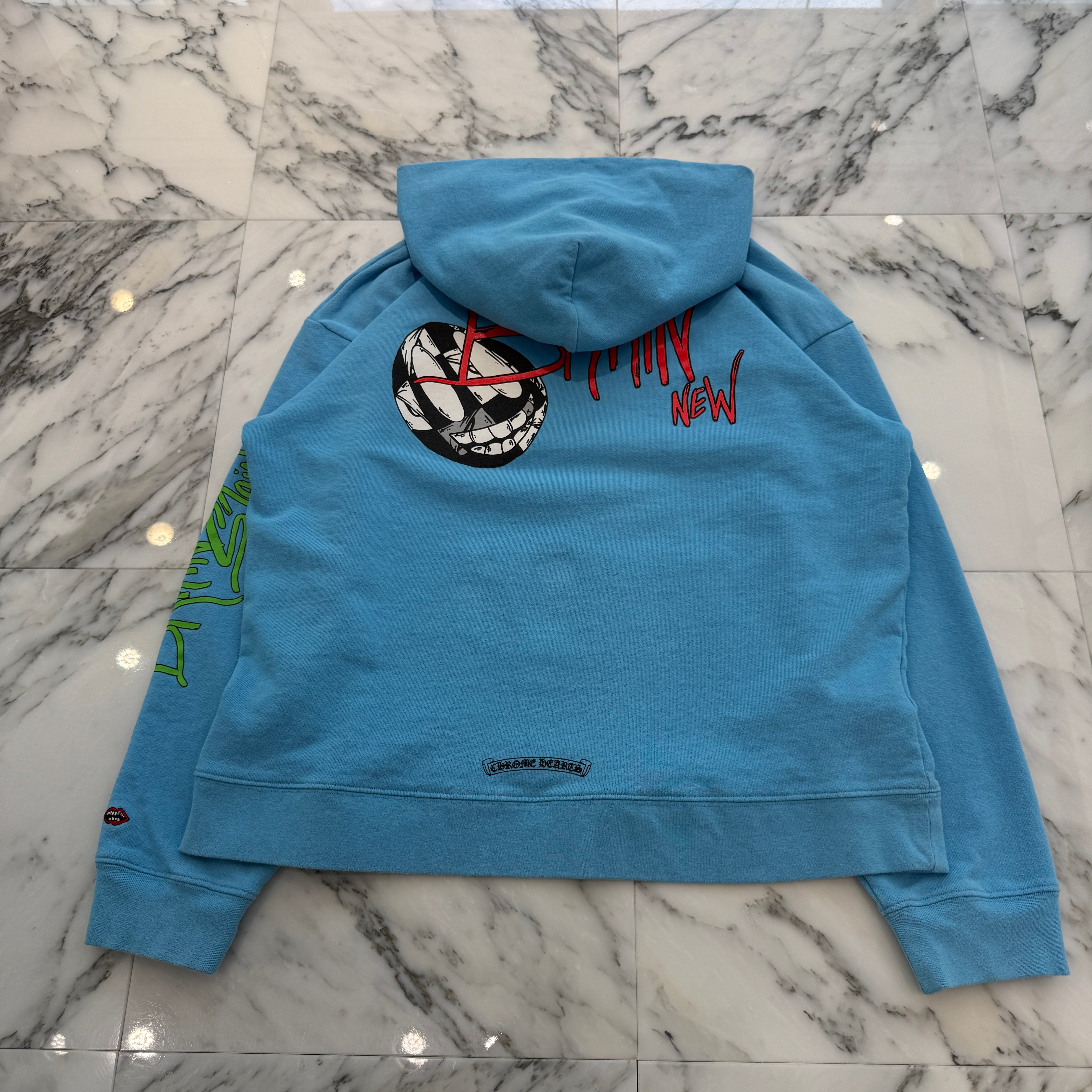 CHROME HEARTS × MATTY BOY 2024SS BRAIN NEW Pullover Hoodie Size XXL クロムハーツ×マッティボーイ ブレインニュー プルオーバーフーディ サイズXXL