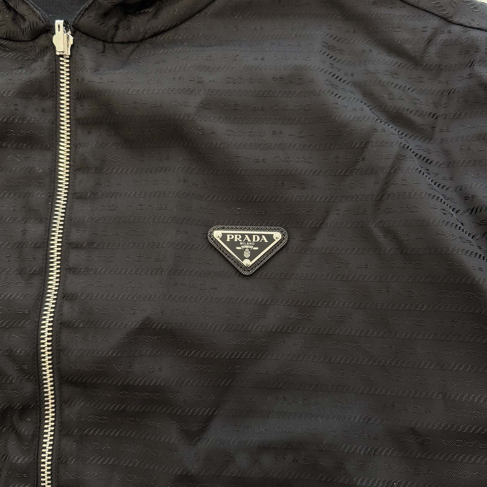 PRADA 2022SS Triangle Logo Plate Reversible Jacket UJL28A S222 11B9 Size S プラダ トライアングルロゴプレート リバーシブルジャケット サイズS