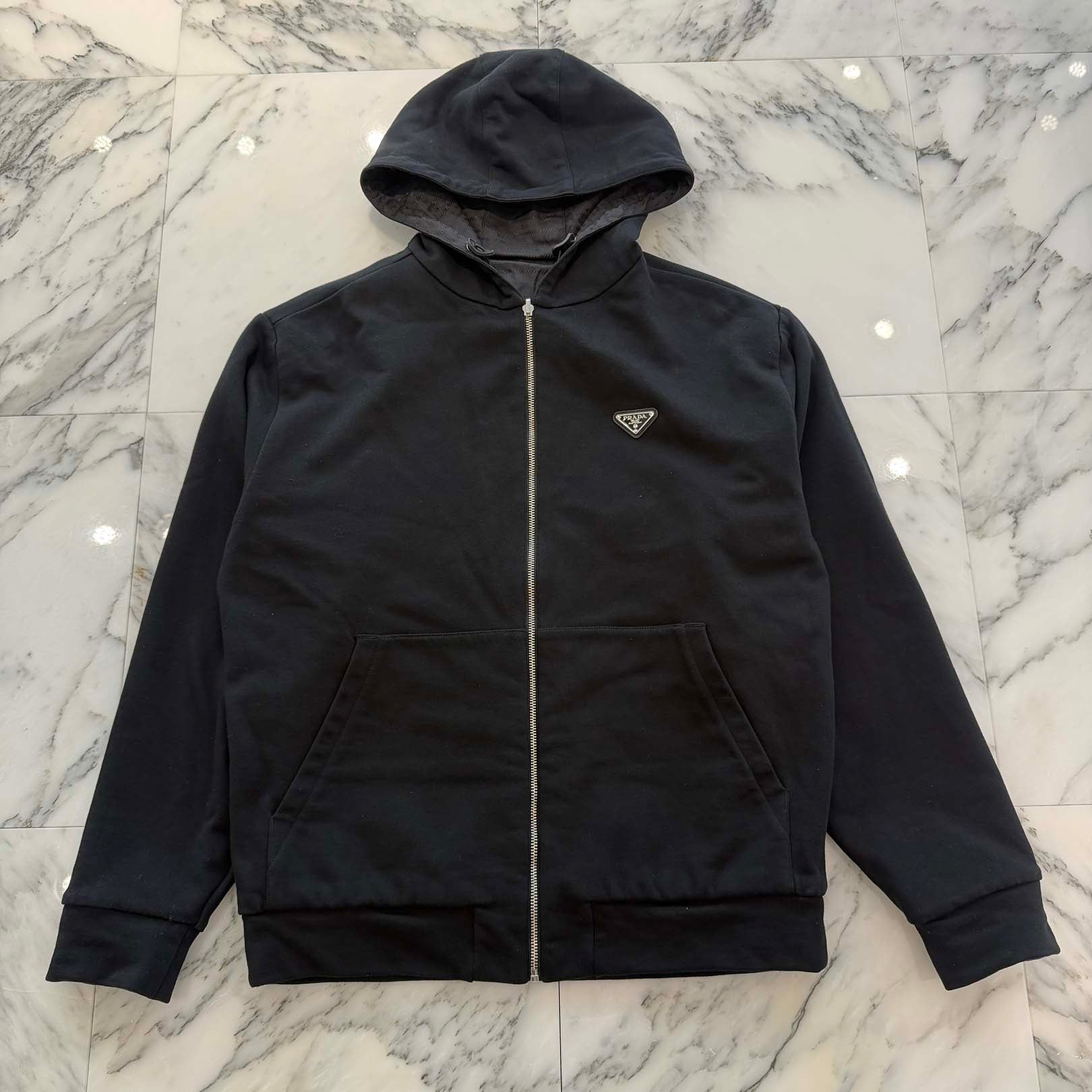 PRADA 2022SS Triangle Logo Plate Reversible Jacket UJL28A S222 11B9 Size S プラダ トライアングルロゴプレート リバーシブルジャケット サイズS