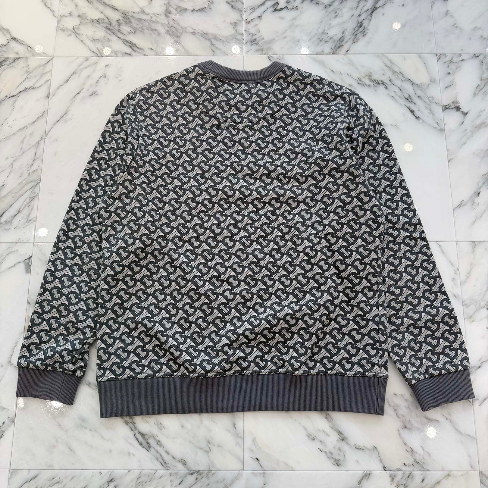 BURBERRY TB Monogram Crew Neck Sweatshirt 8050193 Size M
