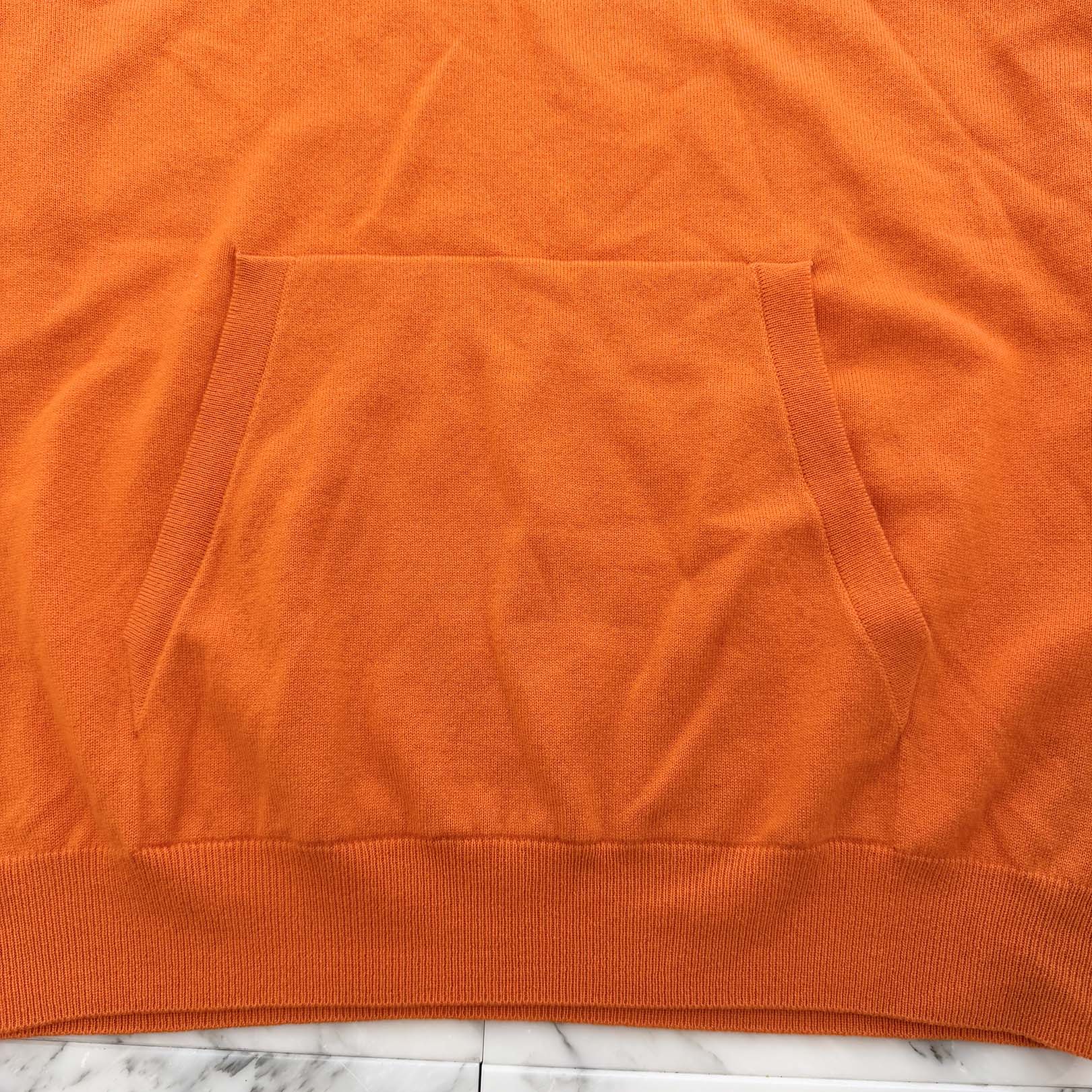 LOUIS VUITTON 2022SS LV Logo Cashmere Knit Pullover Hoodie 1A9VU8 Size L ルイヴィトン LVロゴカシミアニット プルオーバーフーディー サイズL