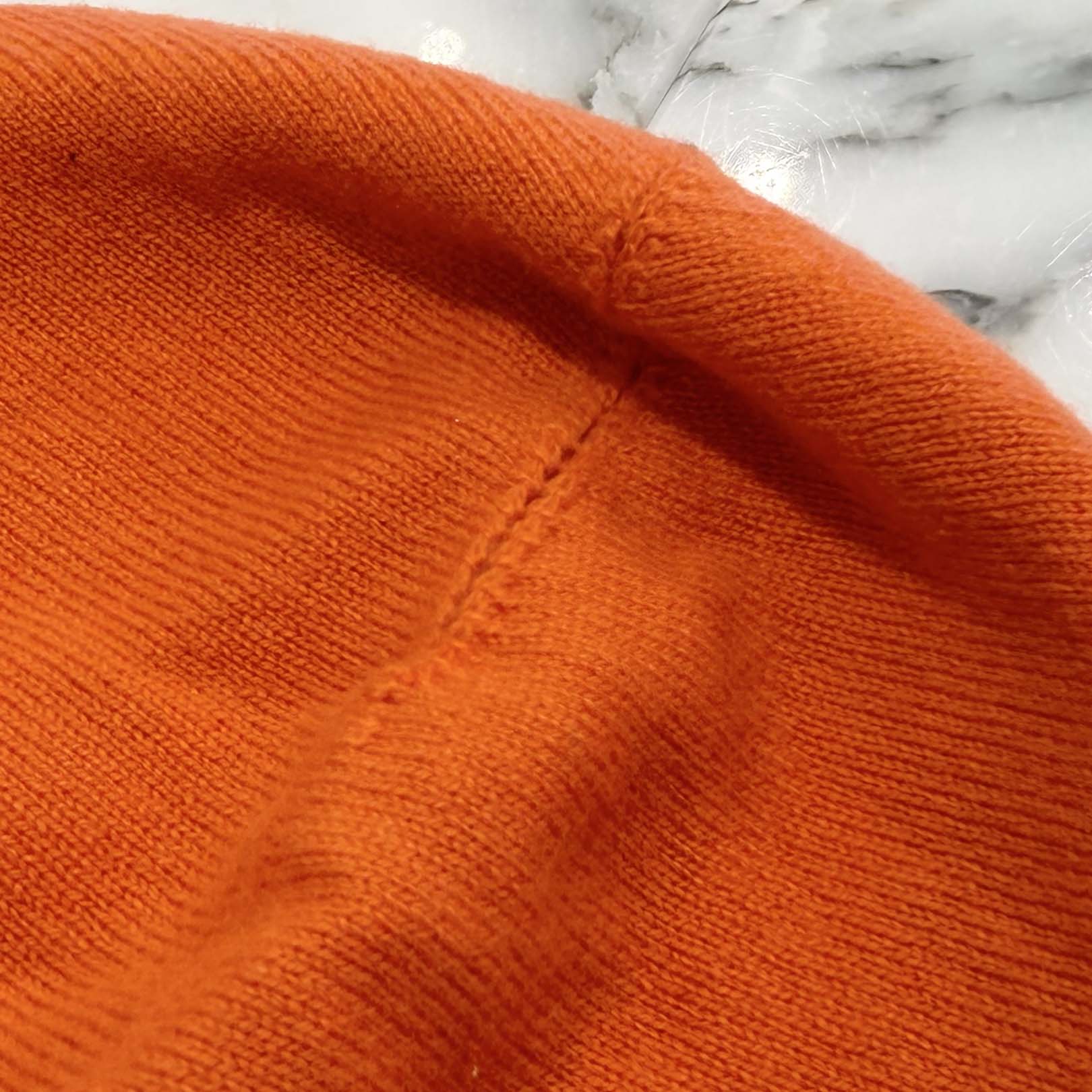 LOUIS VUITTON 2022SS LV Logo Cashmere Knit Pullover Hoodie 1A9VU8 Size L ルイヴィトン LVロゴカシミアニット プルオーバーフーディー サイズL