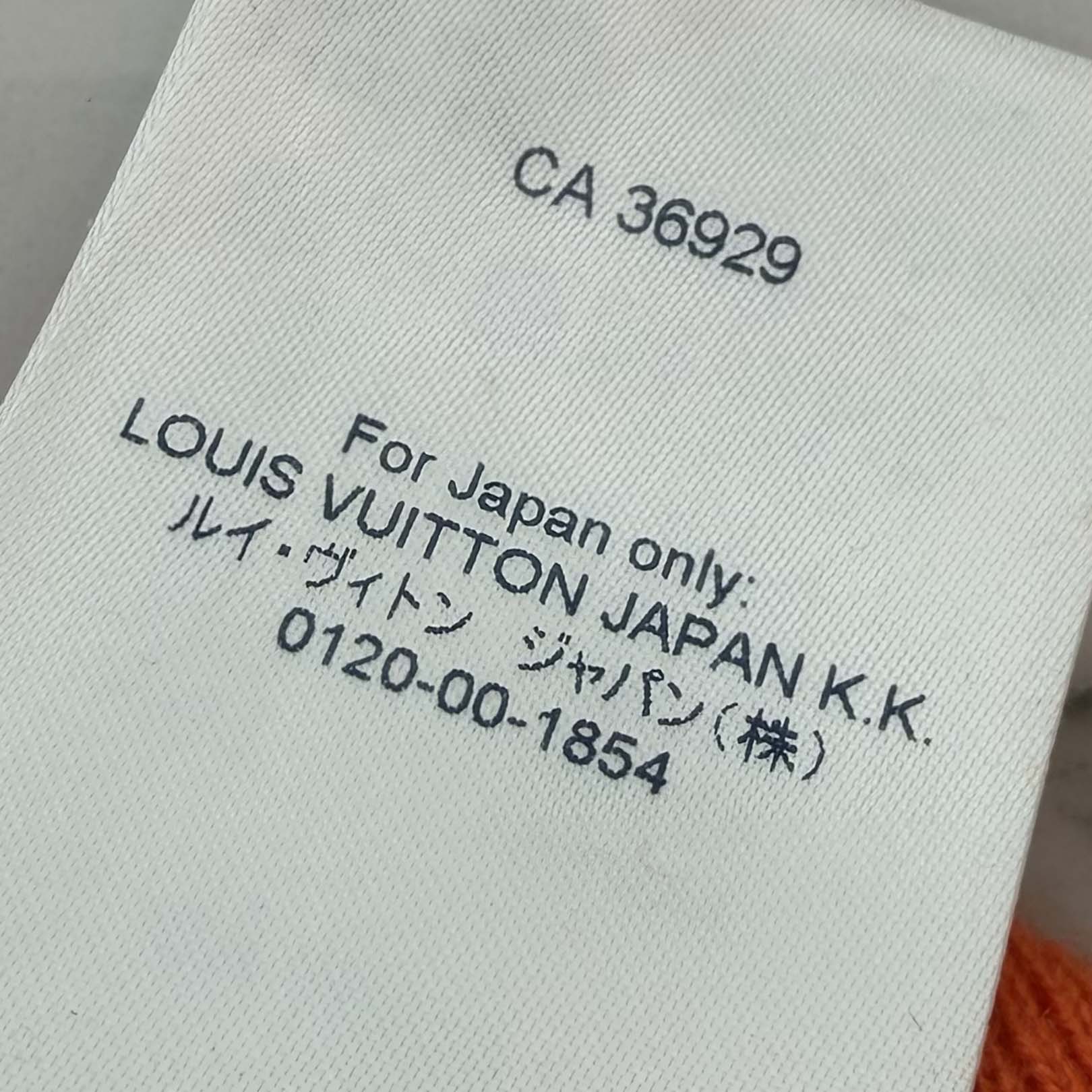 LOUIS VUITTON 2022SS LV Logo Cashmere Knit Pullover Hoodie 1A9VU8 Size L ルイヴィトン LVロゴカシミアニット プルオーバーフーディー サイズL