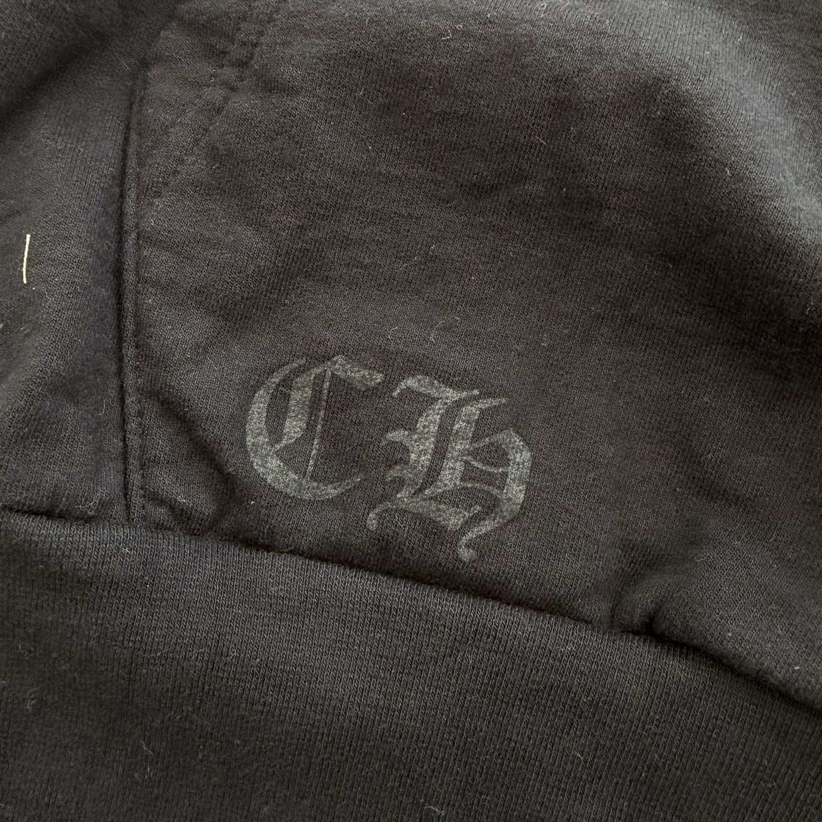 CHROME HEARTS FUCK YOU Vertical Logo Pullover Hoodie Size L クロムハーツ "ファックユー" ヴァーティカルロゴ プルオーバーフーディ サイズL