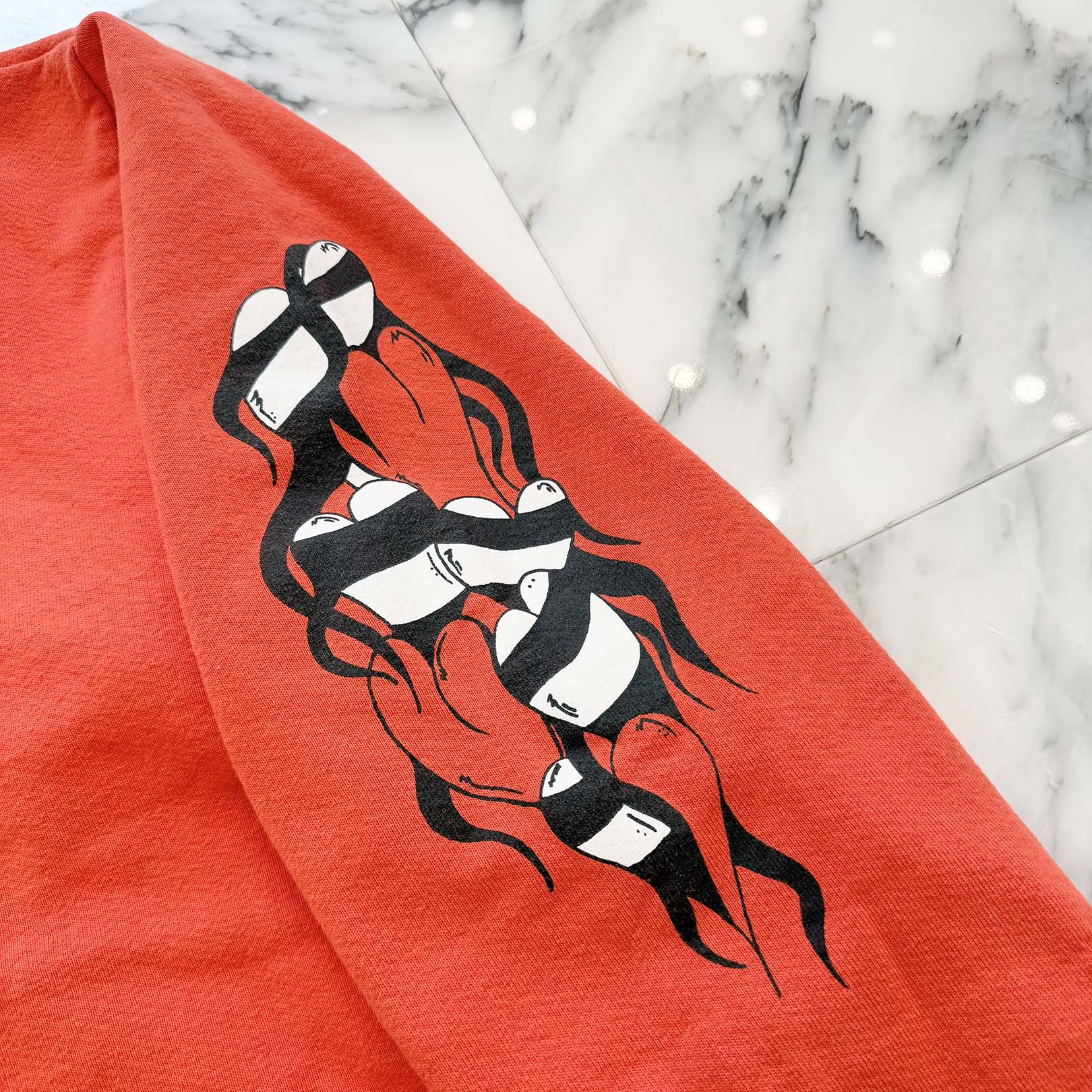 CHROME HEARTS × MATTY BOY 2023SS Sadistic Lipstick Sweatshirt Size XL クロムハーツ × マッティボーイ サディスティックリップスティック クルーネックスウェットシャツ サイズXL