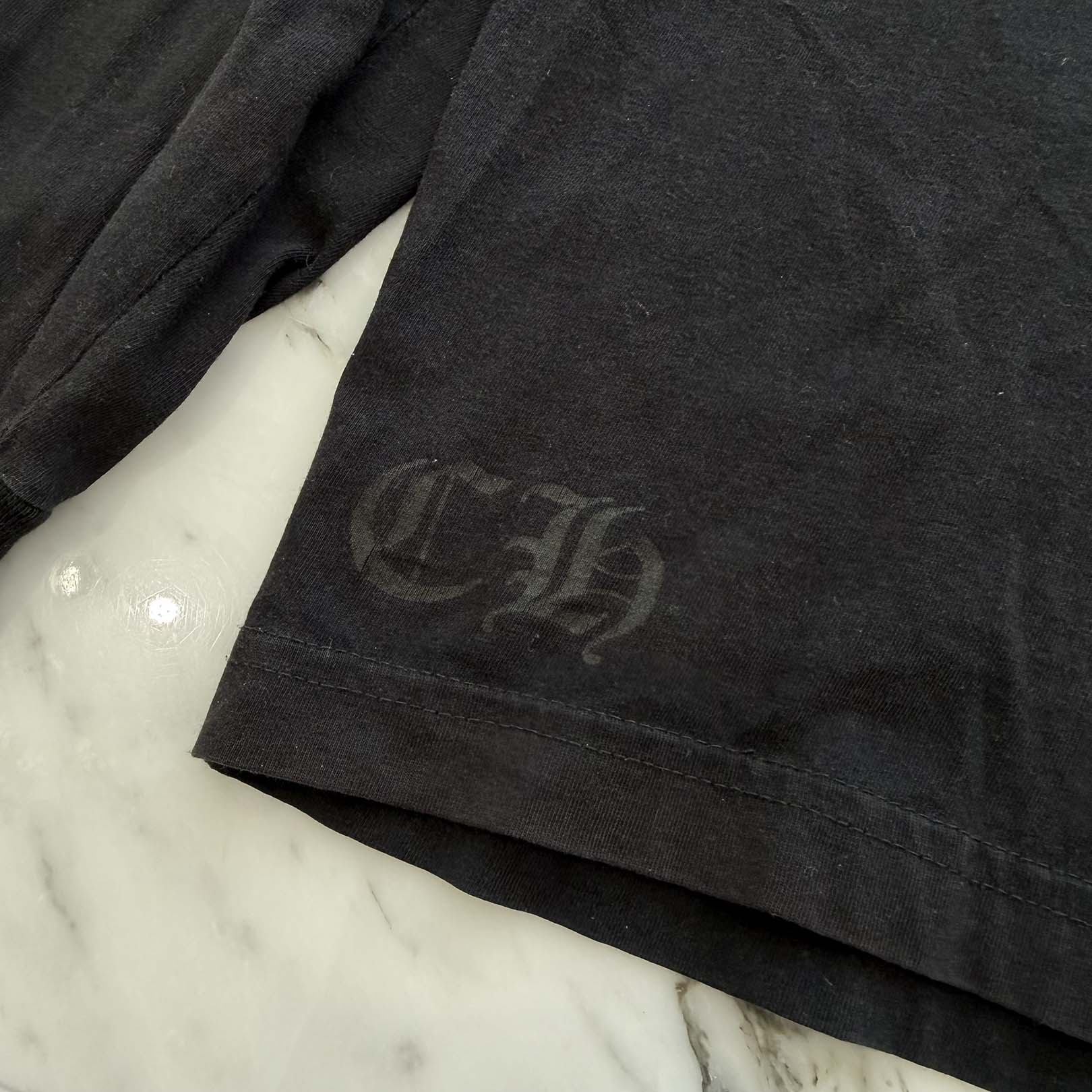 CHROME HEARTS Back Scroll BS FLARE Print Long Sleeve Tee Size L クロムハーツ バックスクロール BSフレア プリント ロングスリーブ Tシャツ サイズL