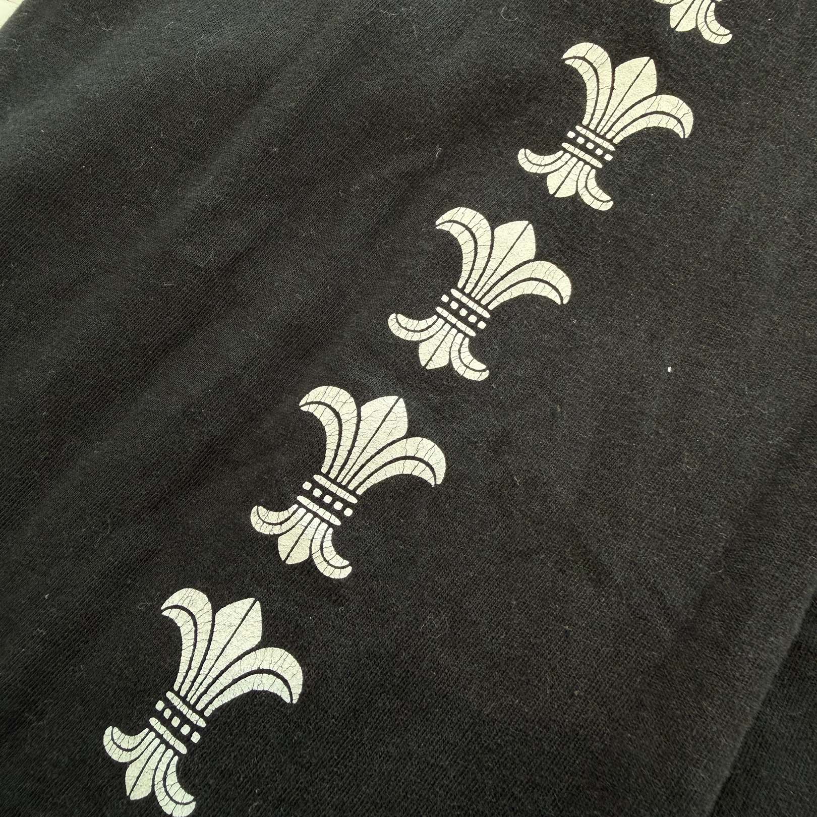 CHROME HEARTS Back Scroll BS FLARE Print Long Sleeve Tee Size L クロムハーツ バックスクロール BSフレア プリント ロングスリーブ Tシャツ サイズL