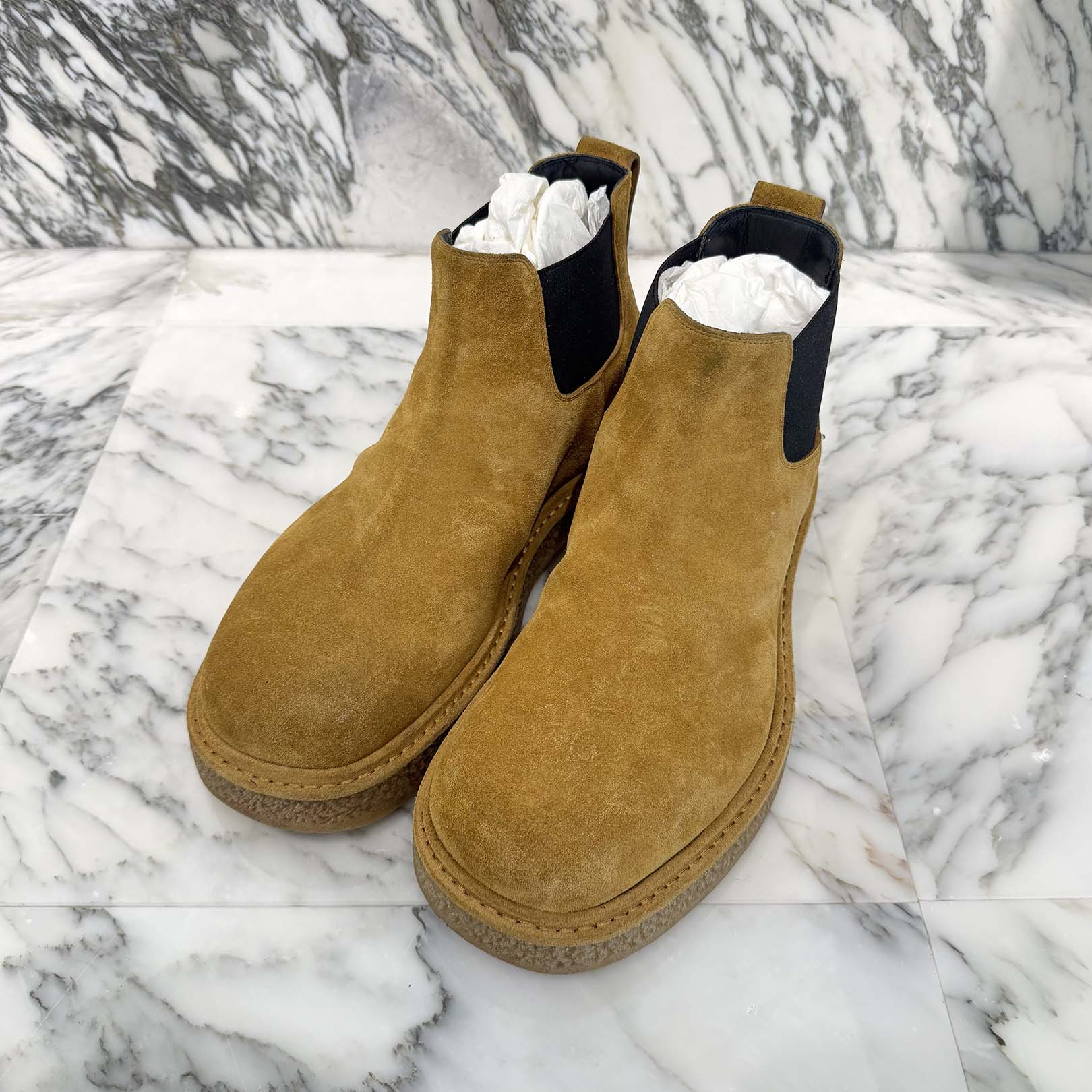 BOTTEGA VENETA 2025AW Haddock Chelsea Ankle Boots 806937V4QN02615 Size 43 (約28.0cm) ボッテガ・ヴェネタ ハドック チェルシーアンクルブーツ サイズ43 (約28.0cm)