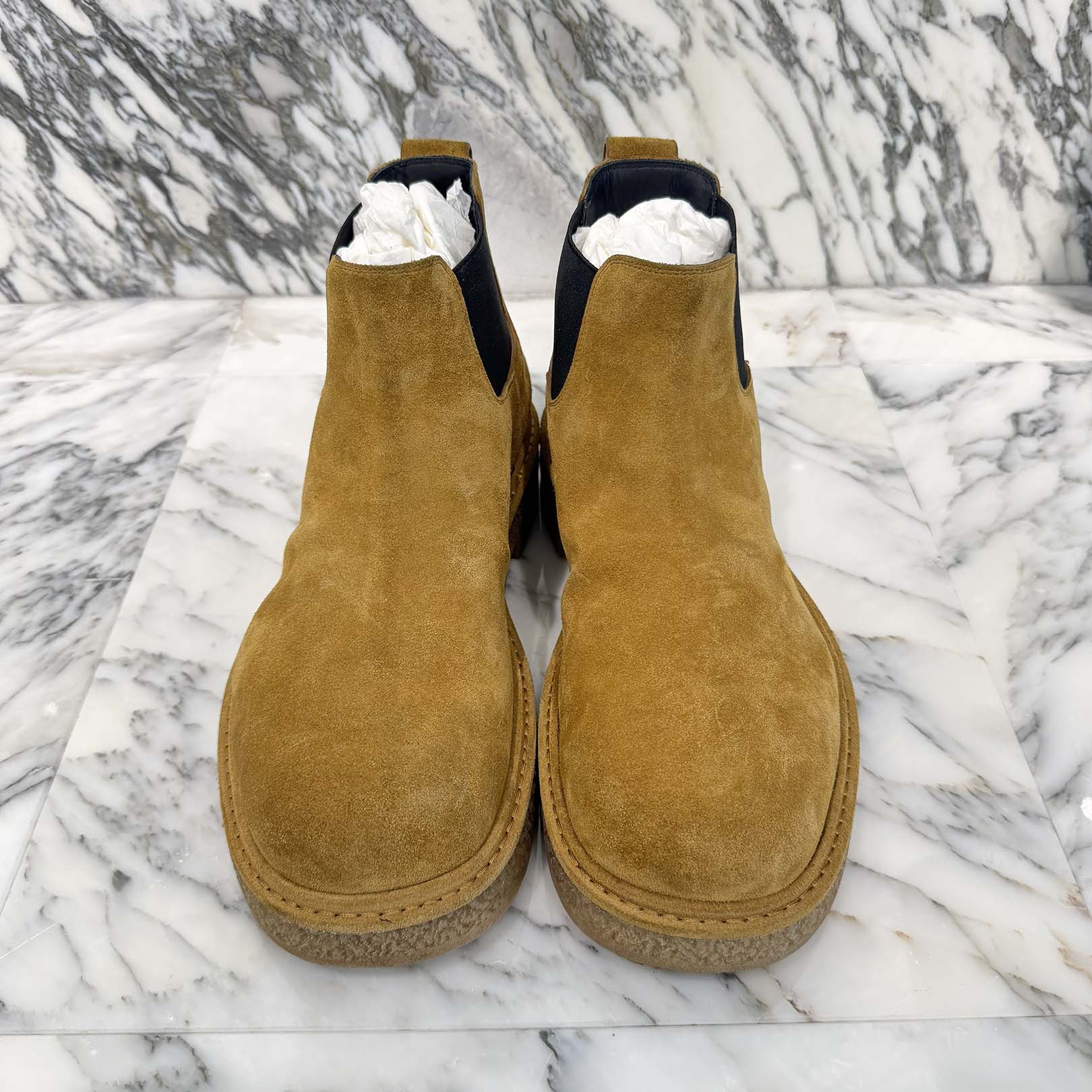 BOTTEGA VENETA 2025AW Haddock Chelsea Ankle Boots 806937V4QN02615 Size 43 (約28.0cm) ボッテガ・ヴェネタ ハドック チェルシーアンクルブーツ サイズ43 (約28.0cm)